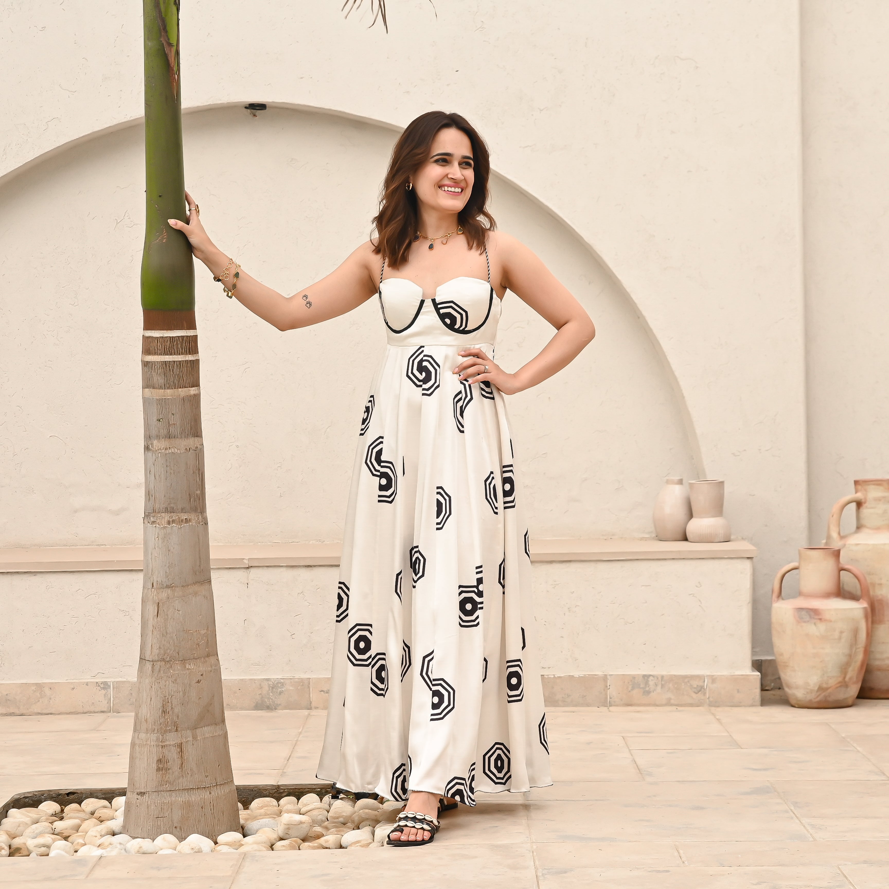 Braided Beauty Long Dress