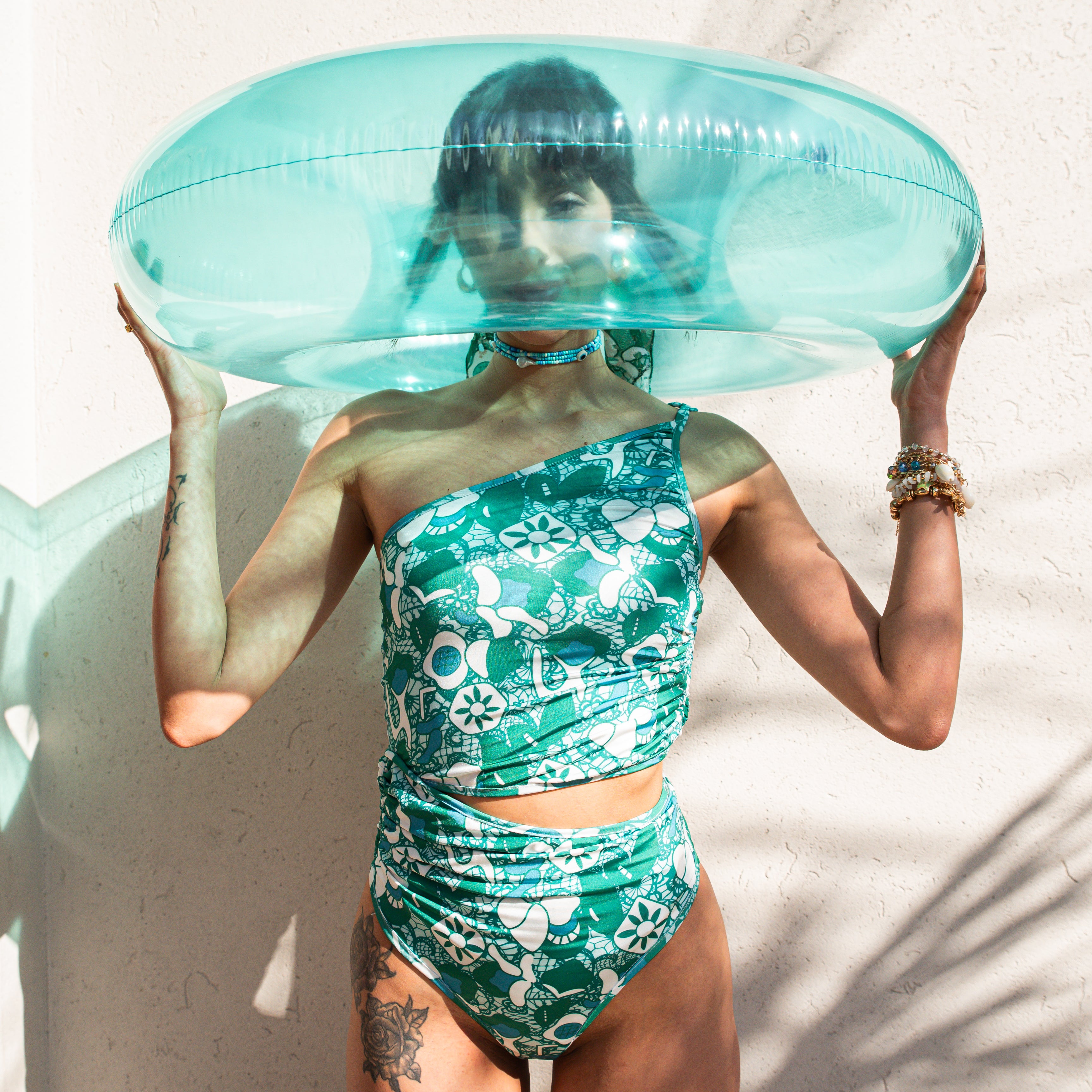 Palm Whispers Swimsuit Set