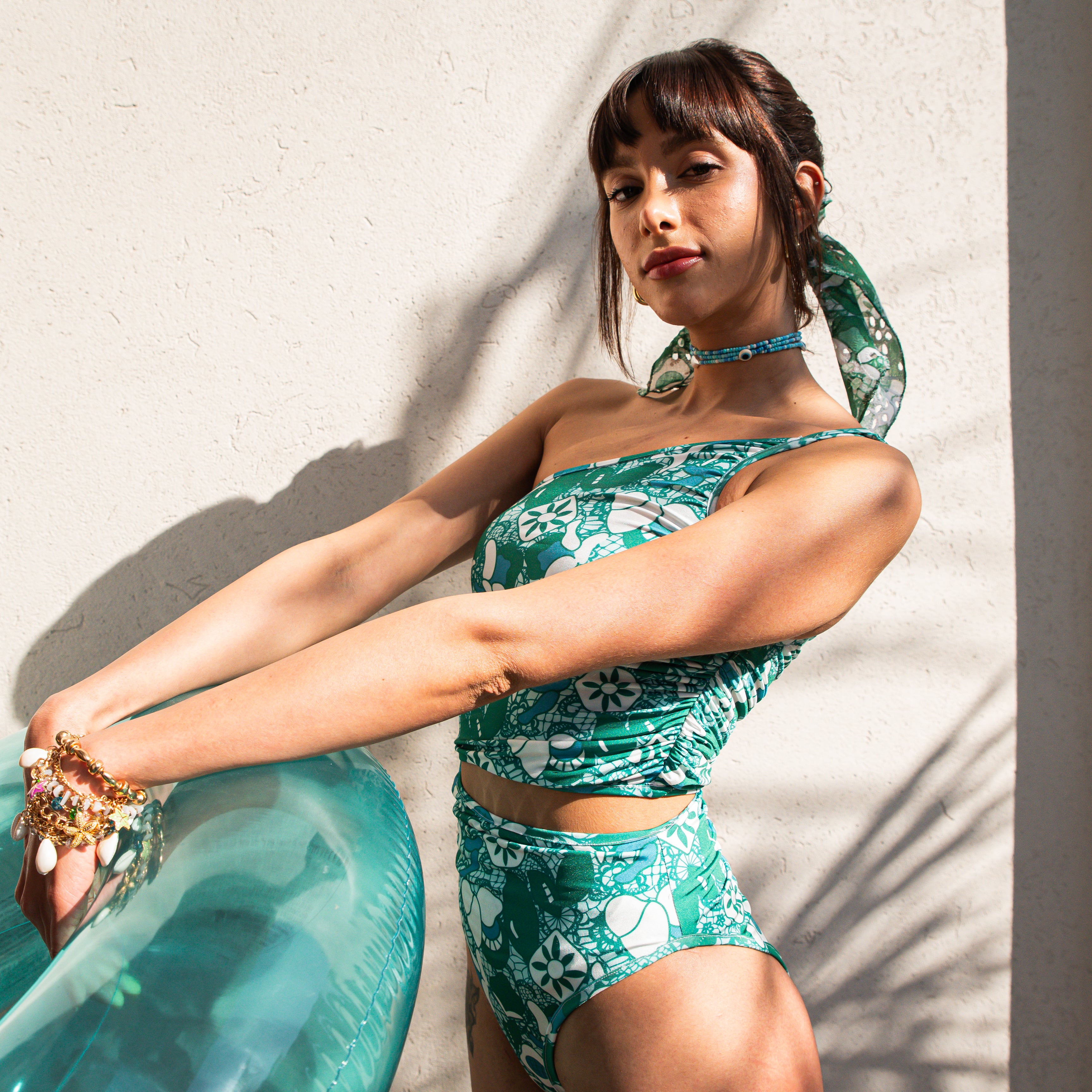 Palm Whispers Swimsuit Set