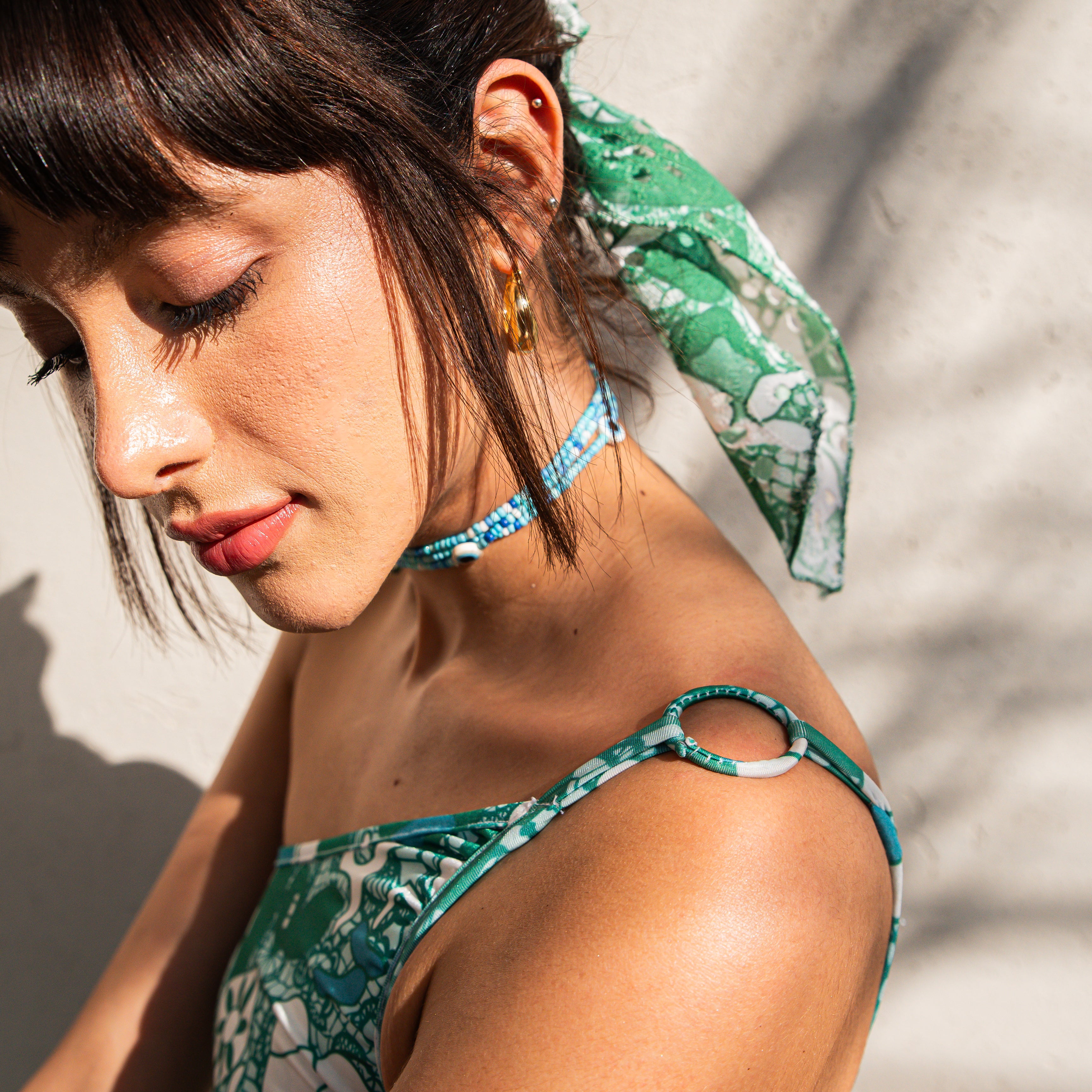 Palm Whispers Swimsuit Set