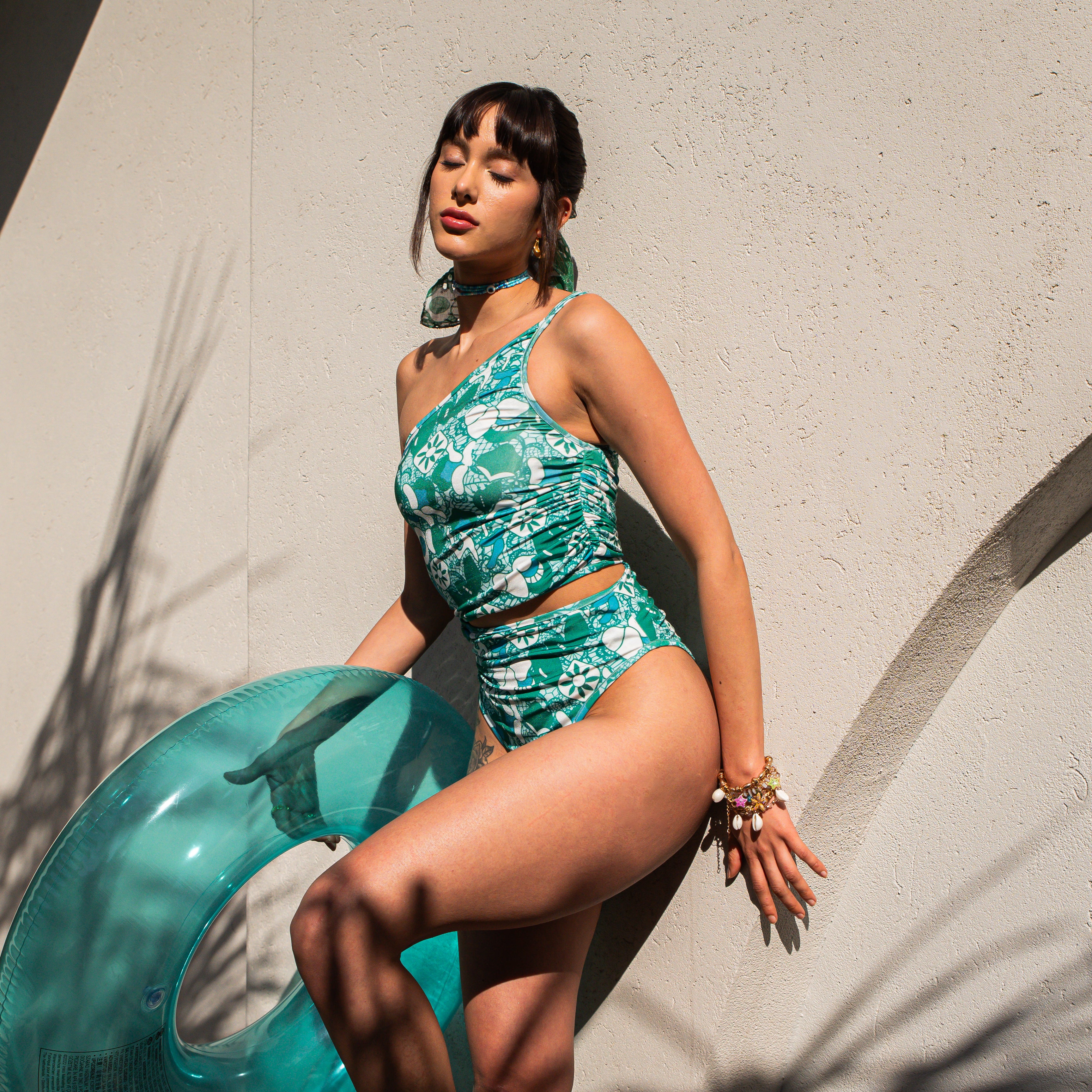 Palm Whispers Swimsuit Set