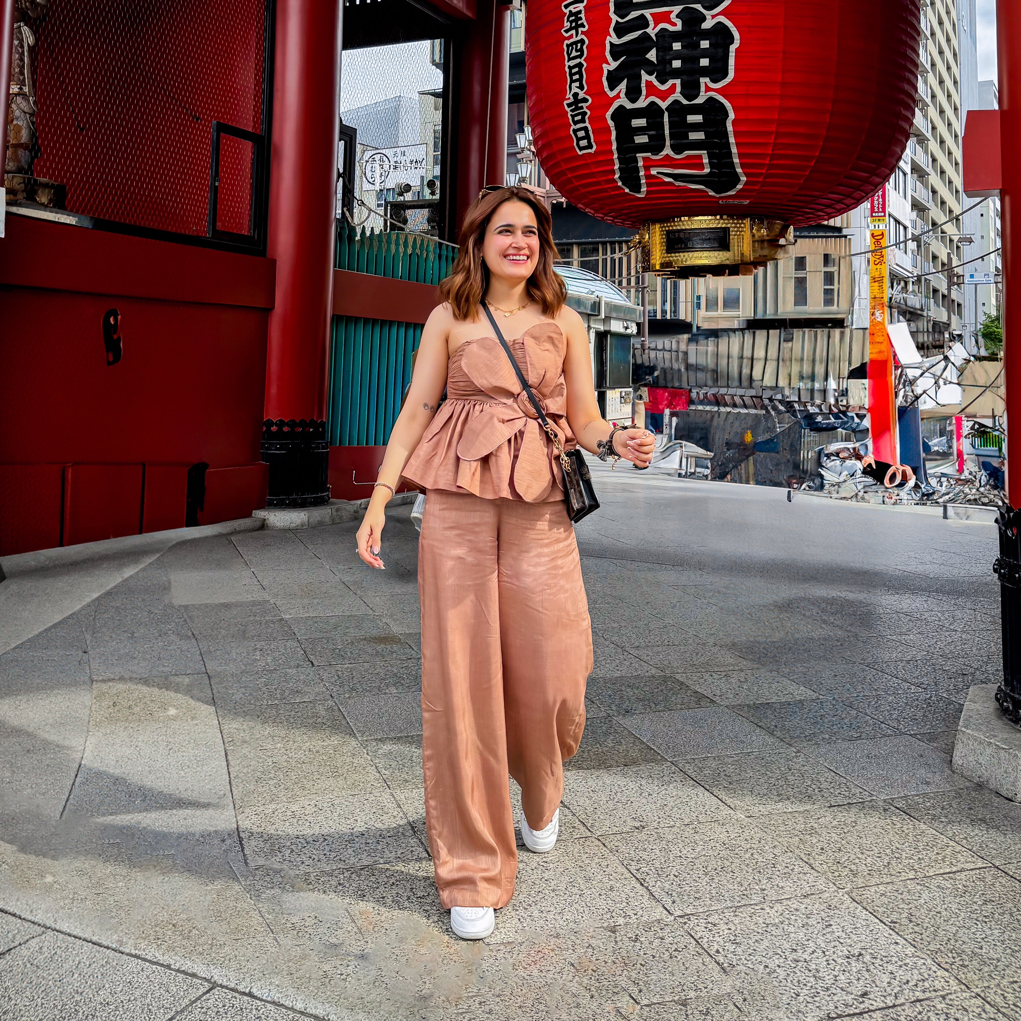 Beige Blossom Co-ord Set for women buy online