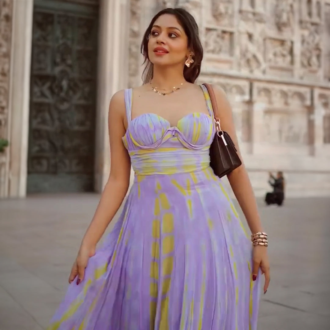 Painted Skies Ball Dress