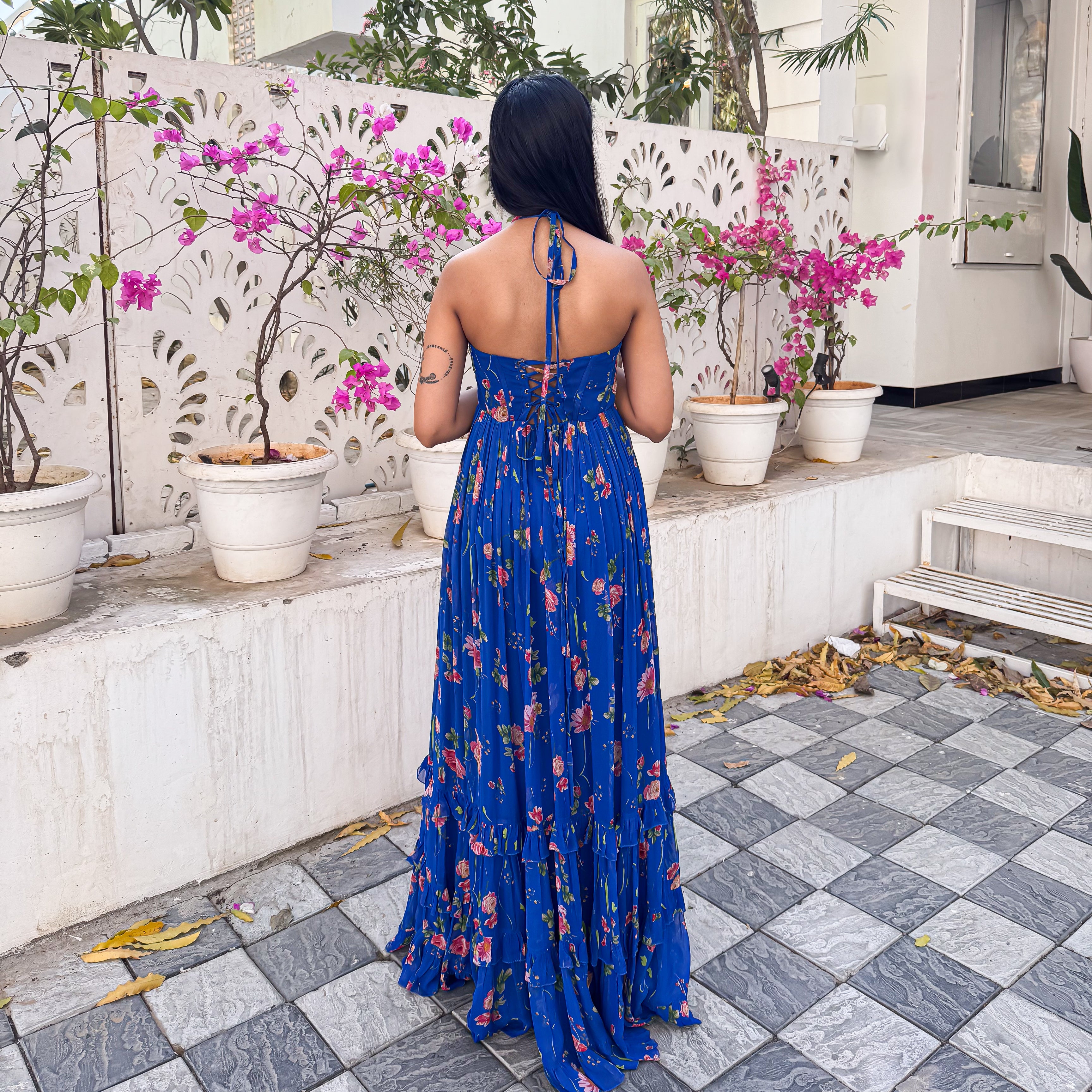 Broadway Bloom Long Dress