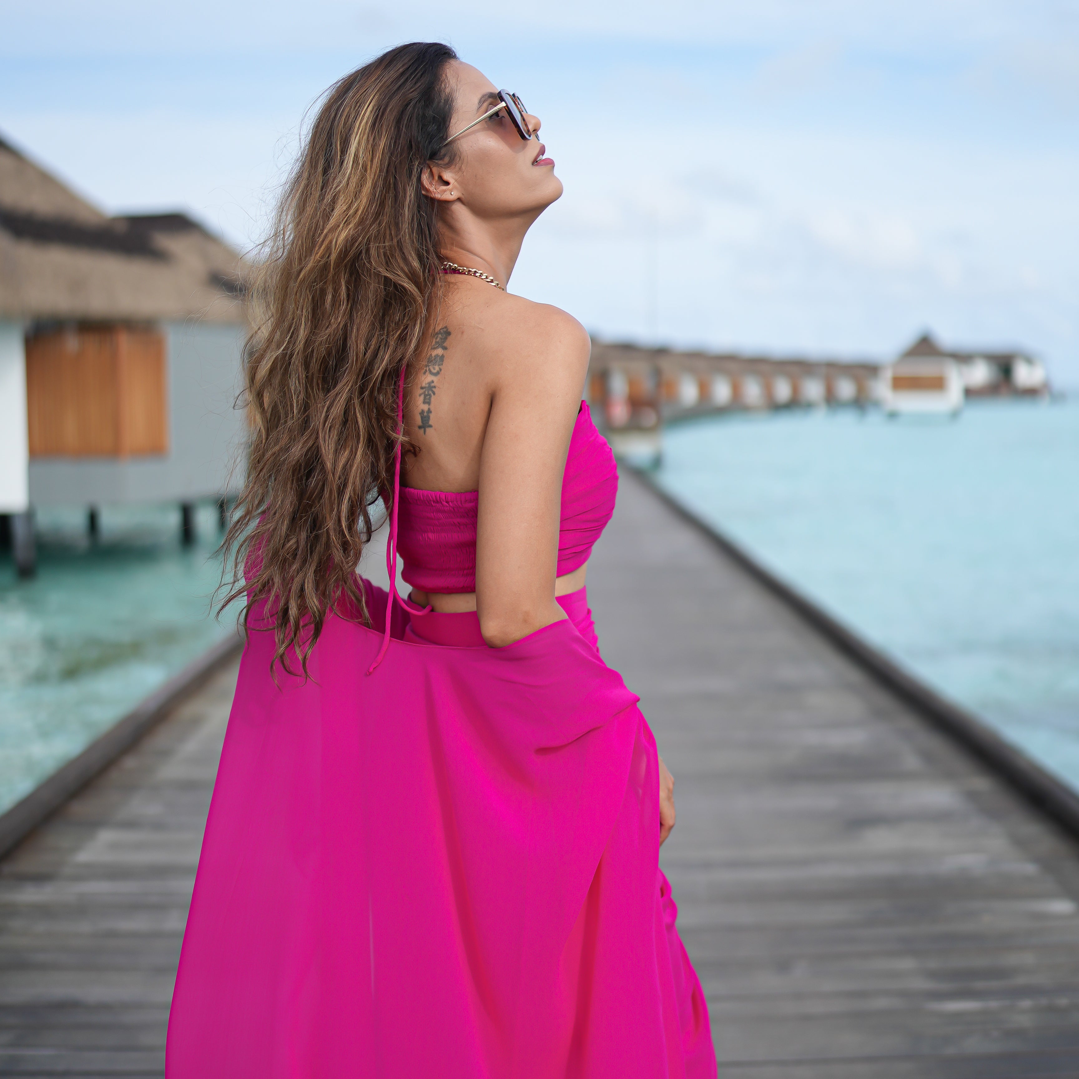 Aakriti Rana in Neon Nectar 3-Piece Set