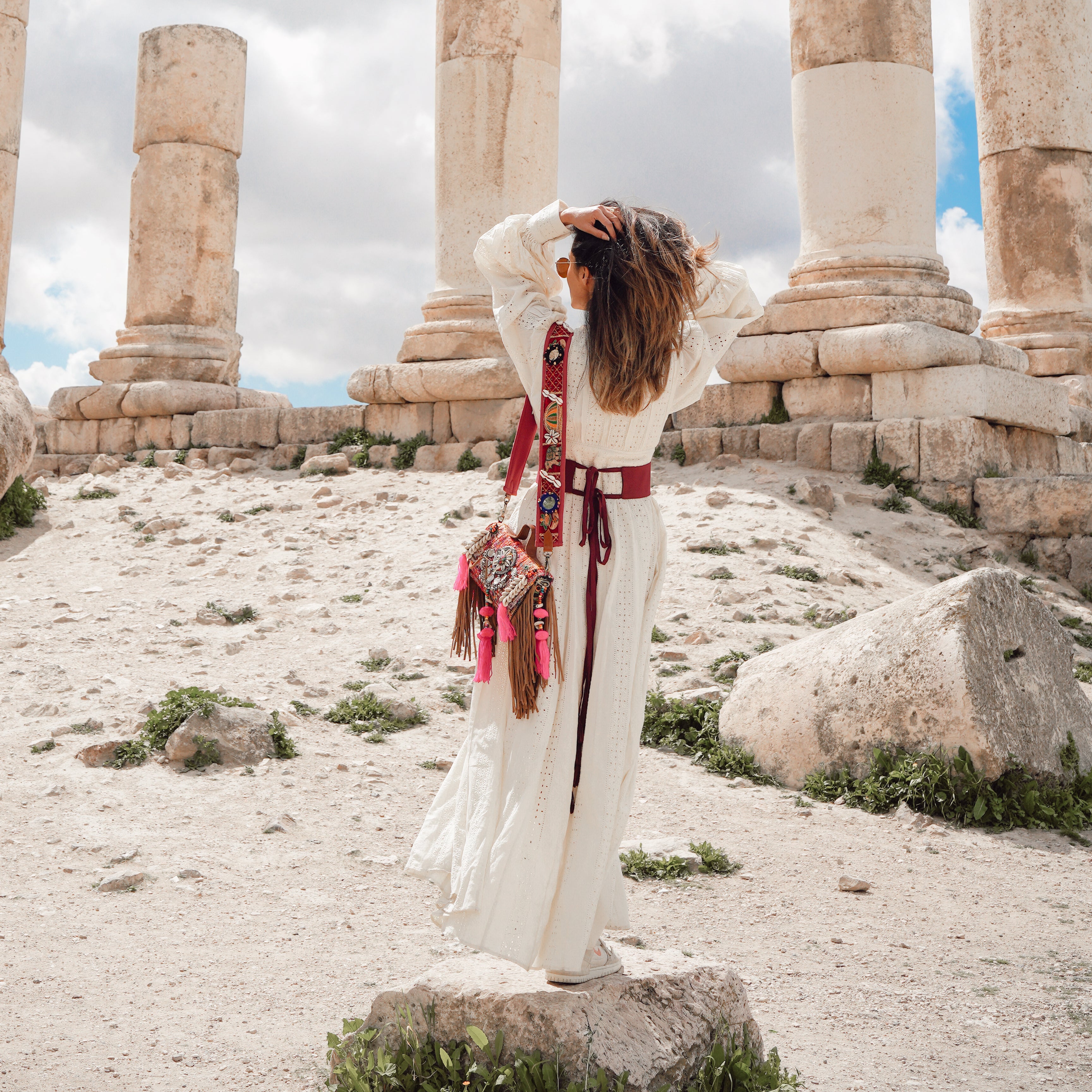 Aakriti Rana in Boho Chic Long Dress