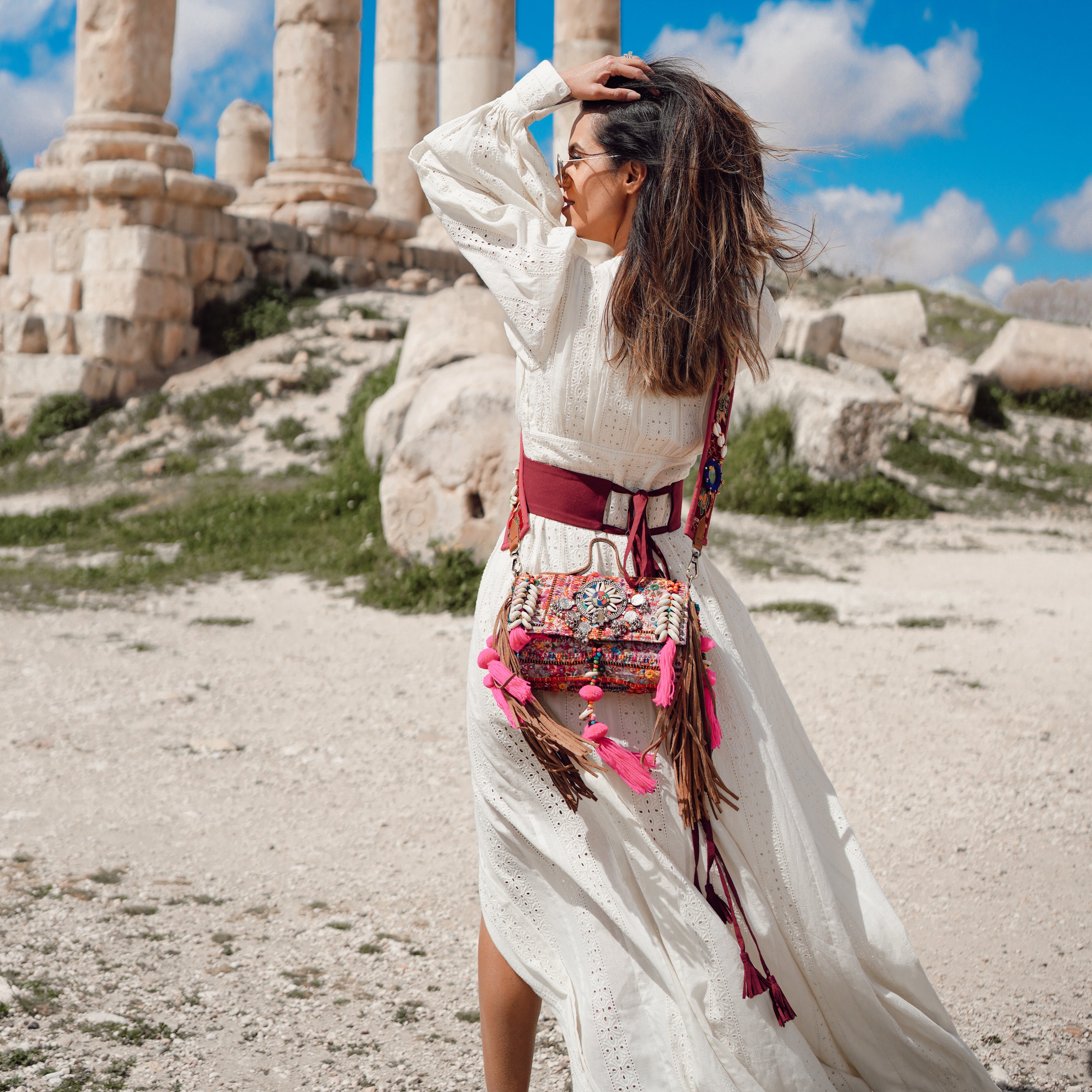White Boho Chic Designer Long Dress For Women Online Ordinaree White Boho Chic Designer Long Dress For Women Online Ordinaree