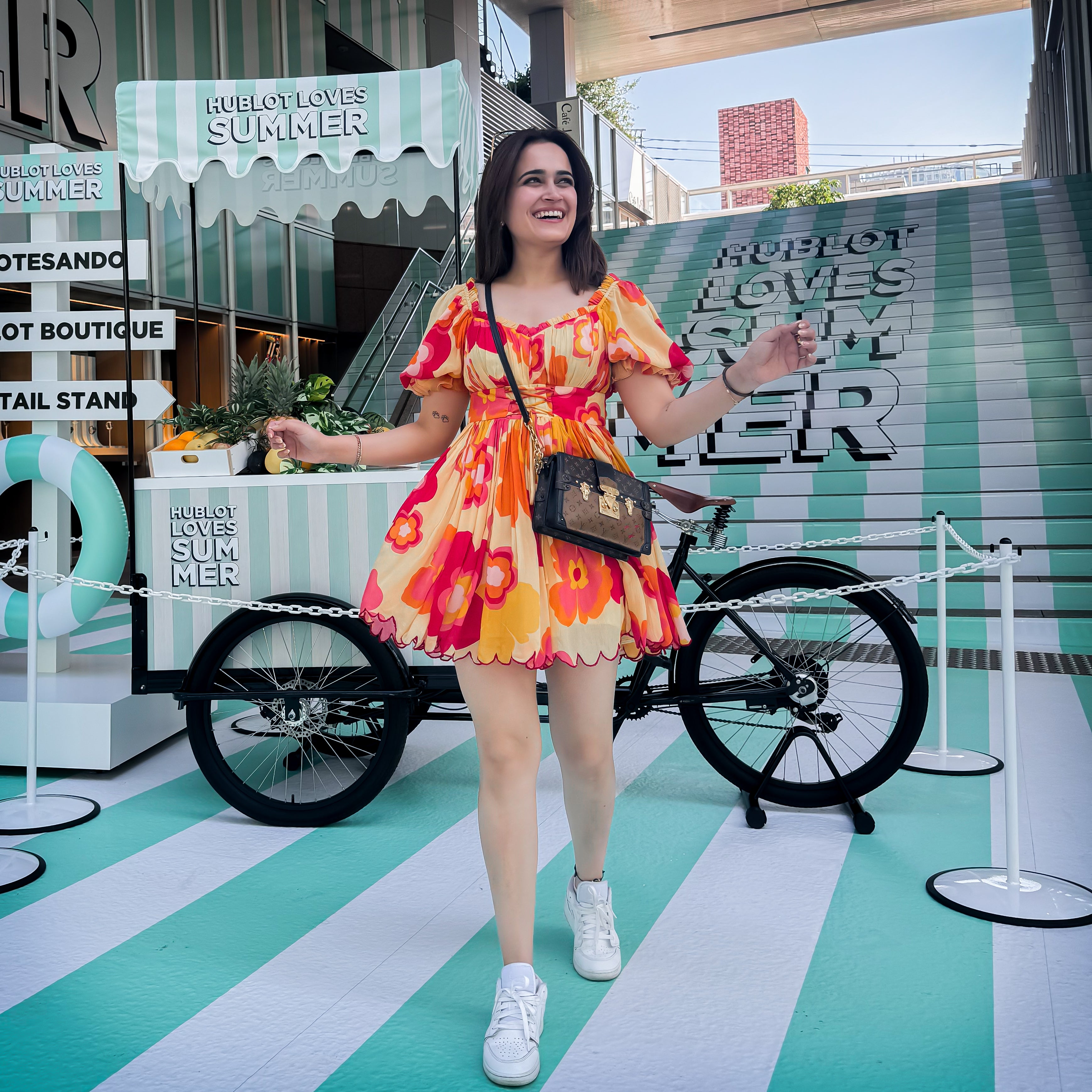 Tokyo Blossom Short Dress