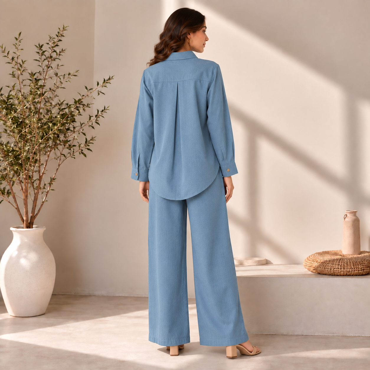 Elara blue Co-ord Set