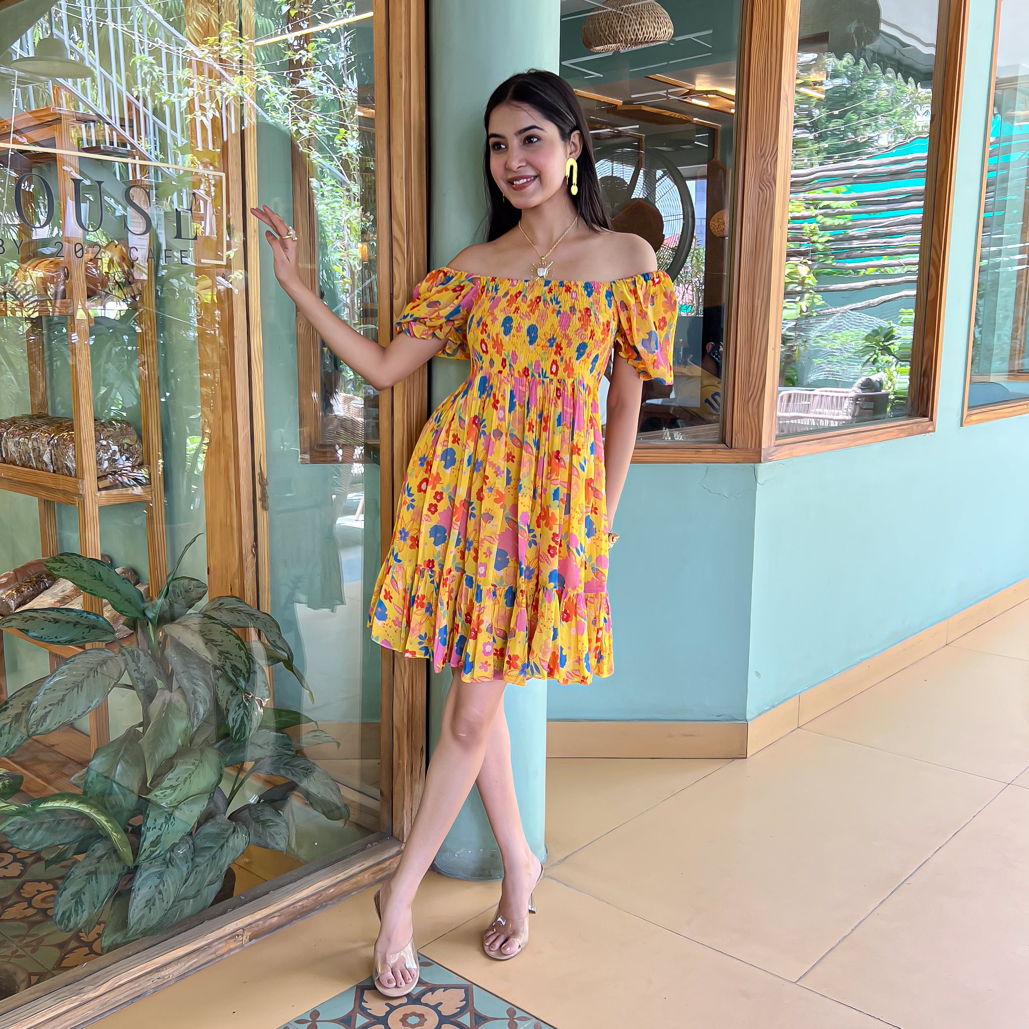 Daisy Delight Short Dress