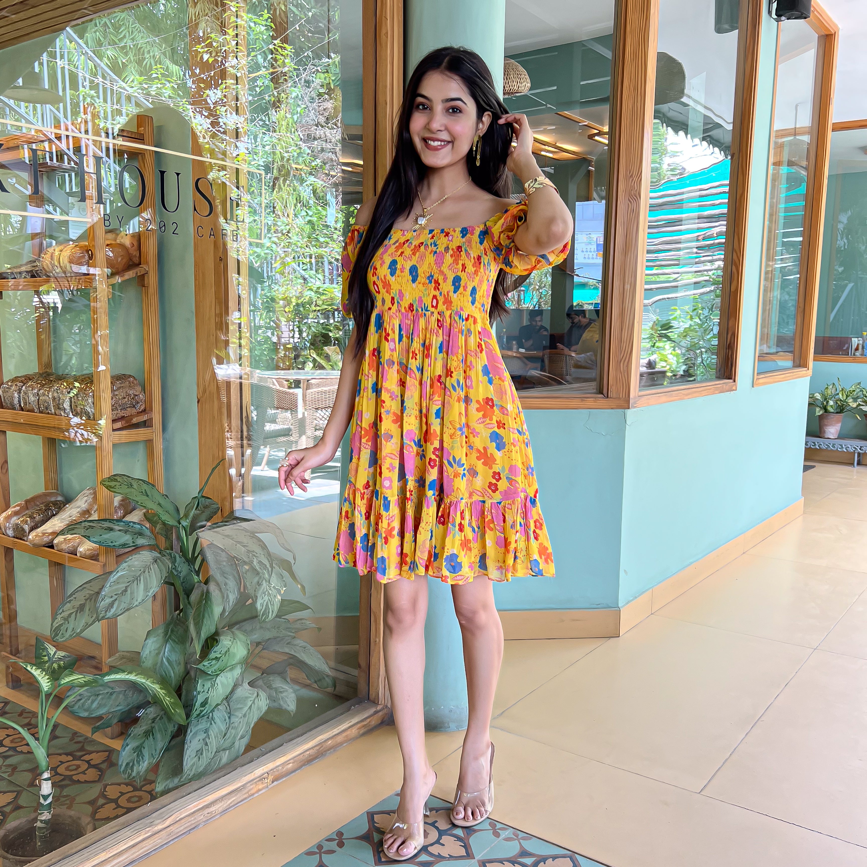 Daisy Delight Short Dress