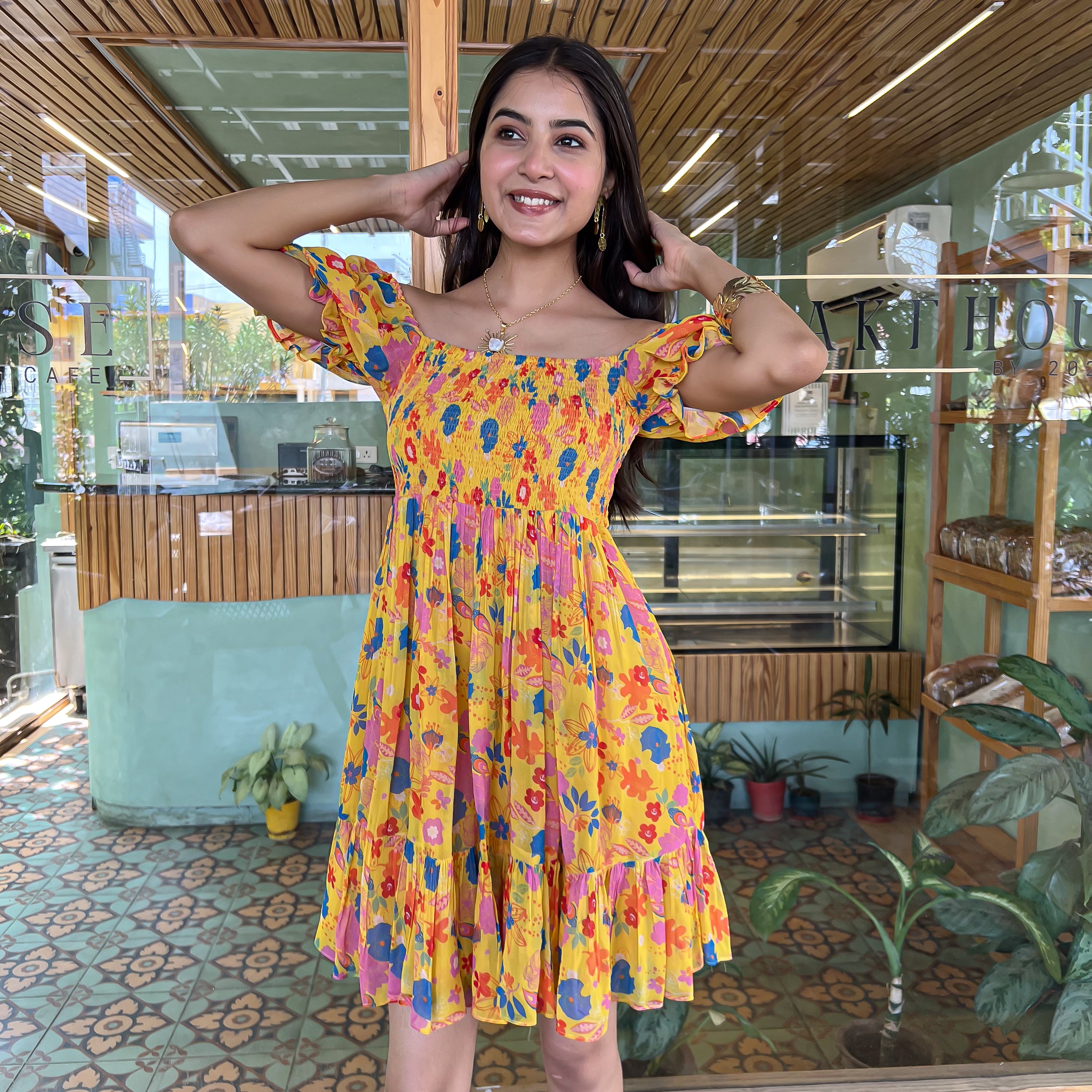 Daisy Delight Short Dress