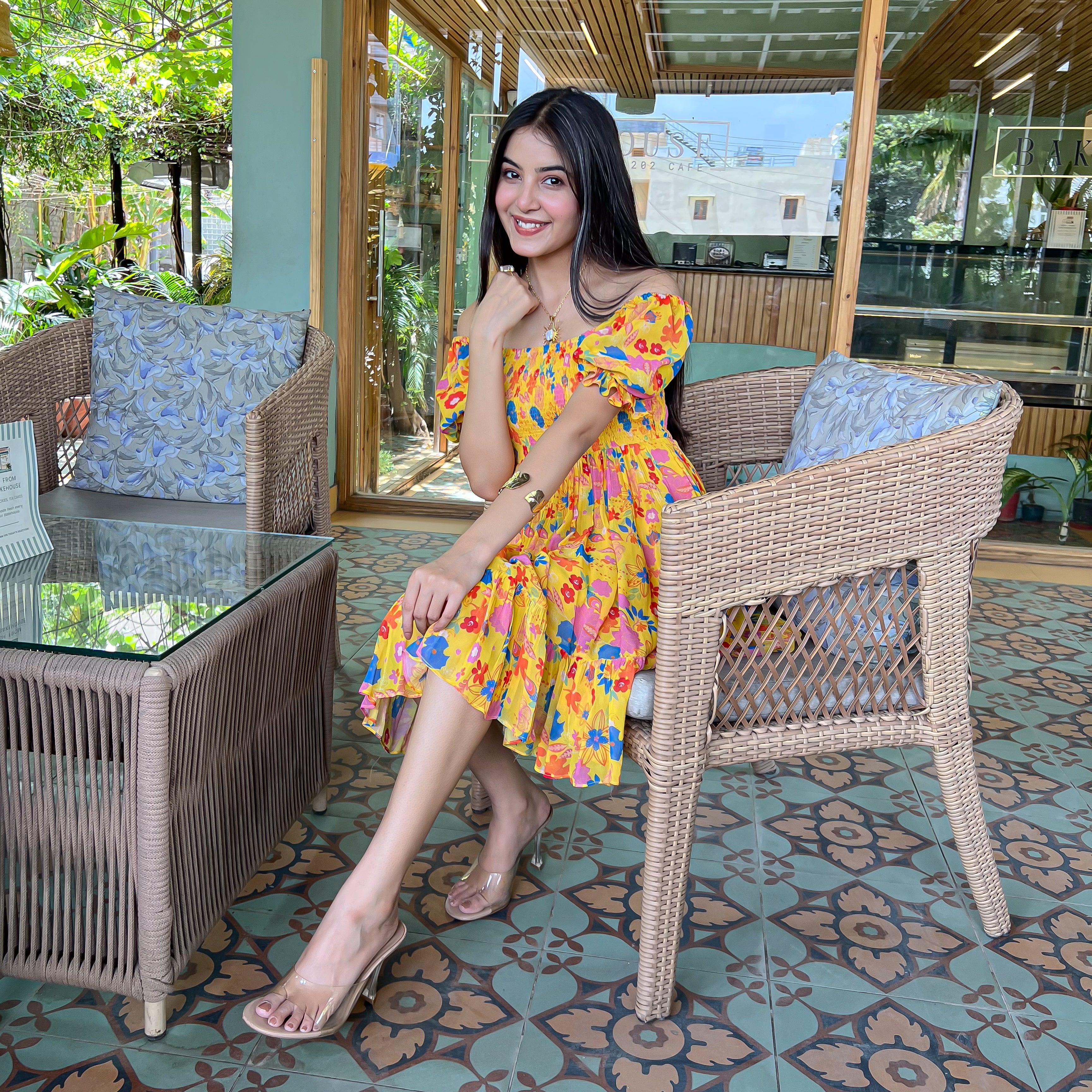 Daisy Delight Short Dress