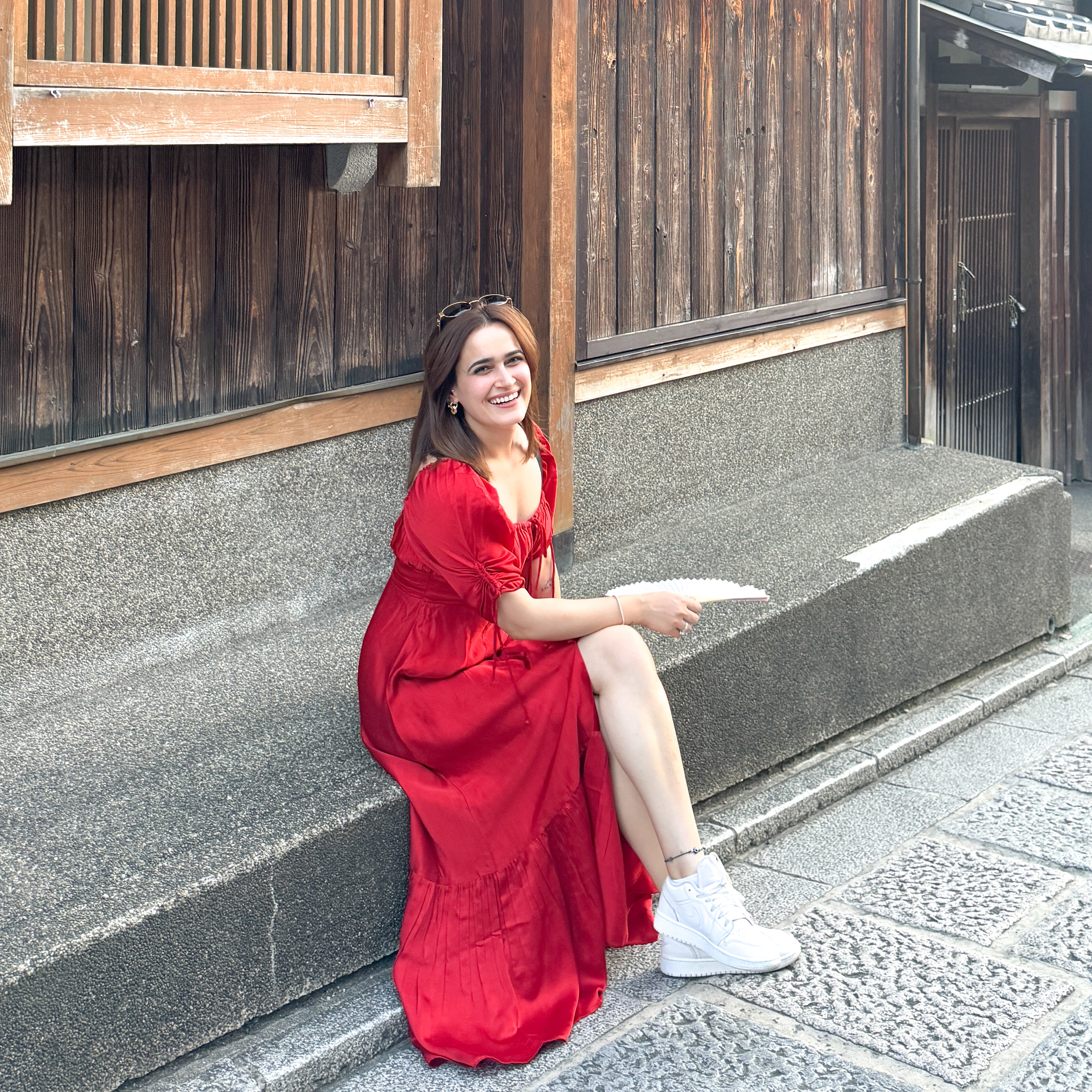 Akai Cherry Long Dress