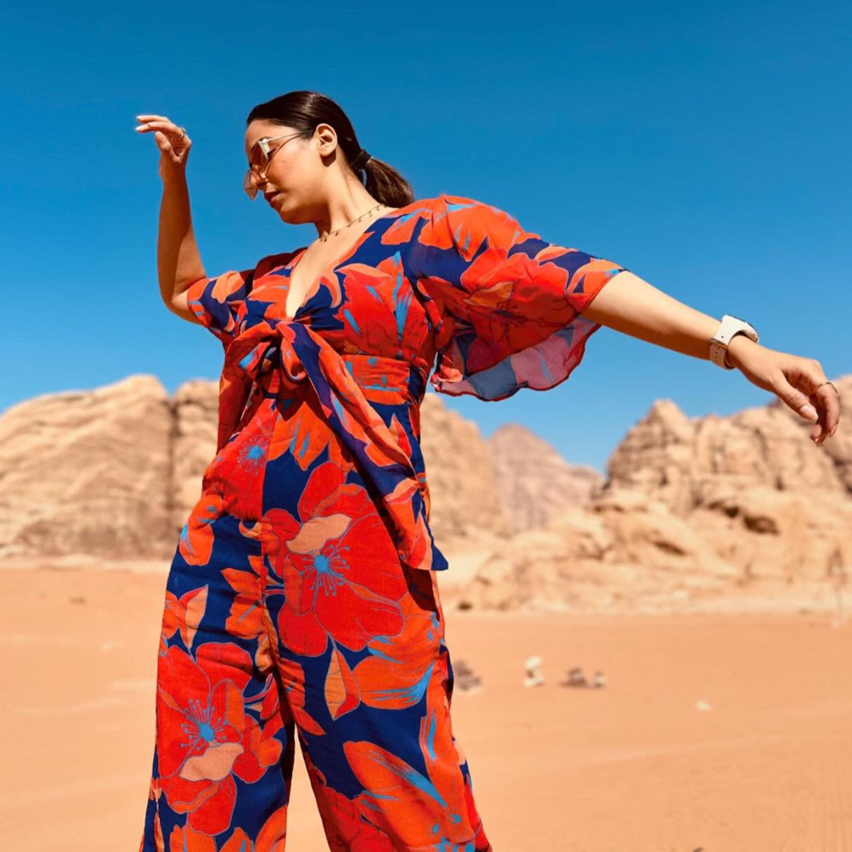 Tropicana Knotted Jumpsuit