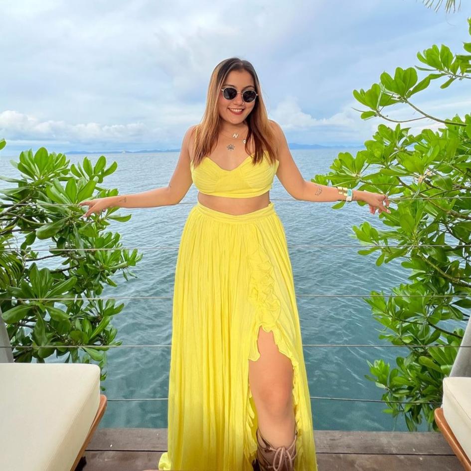 Aakriti Rana In Kyoto Yellow 2-Piece Set