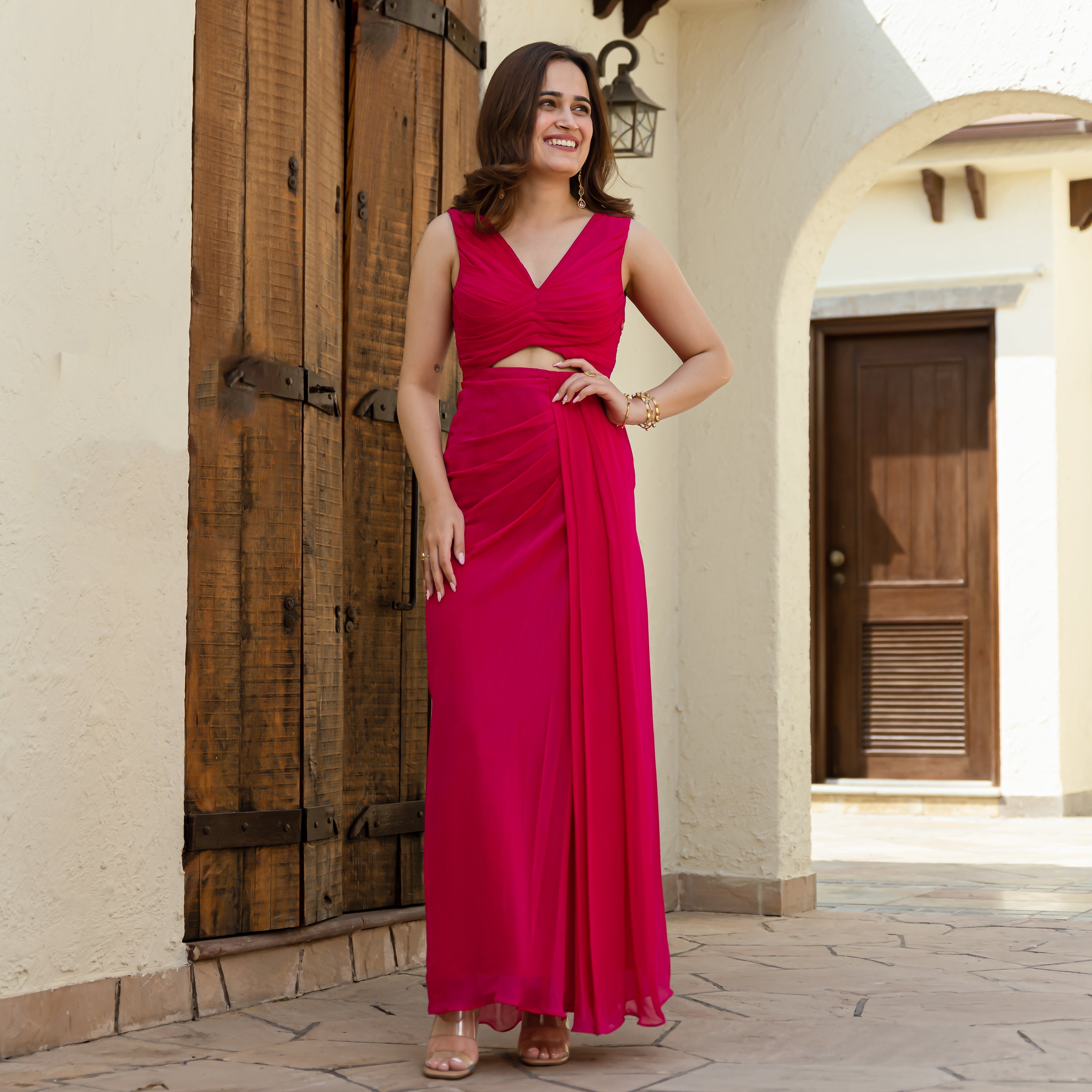 Sparkling Cosmo Long Dress