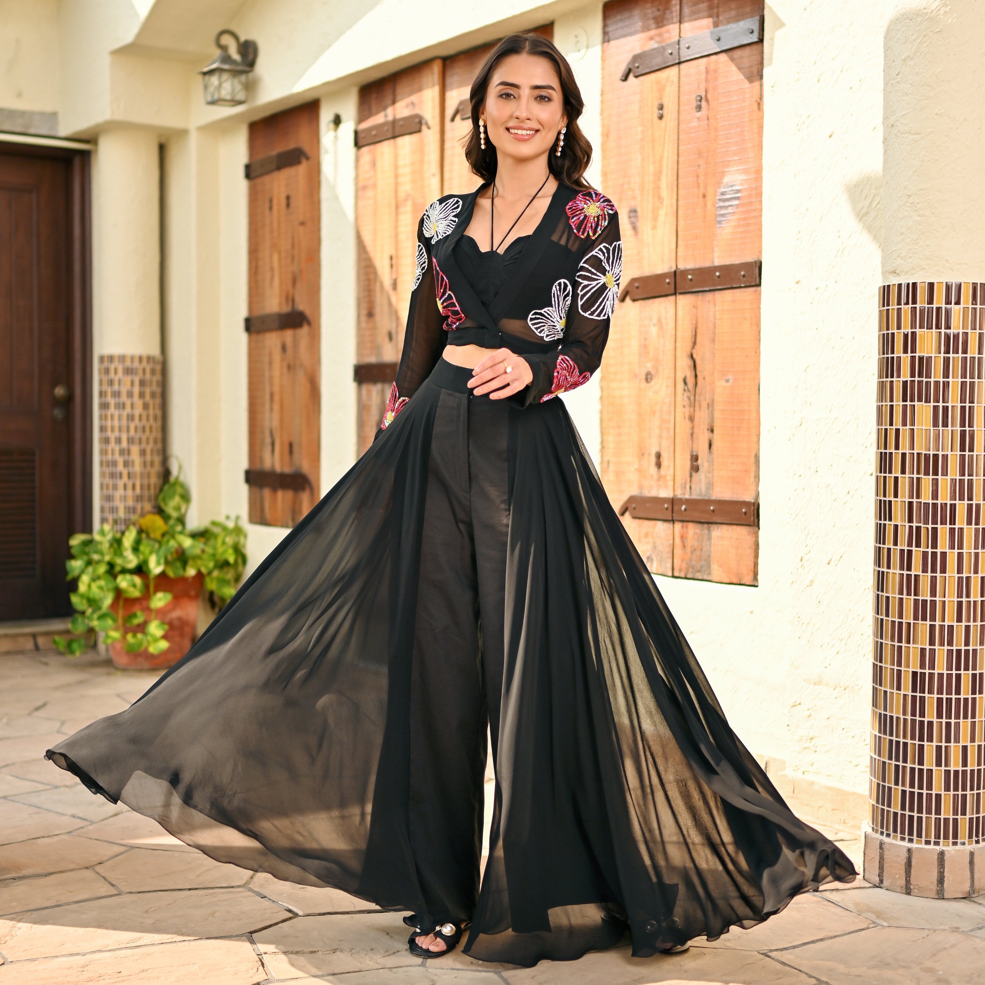 Blingy Black Co-ord Set