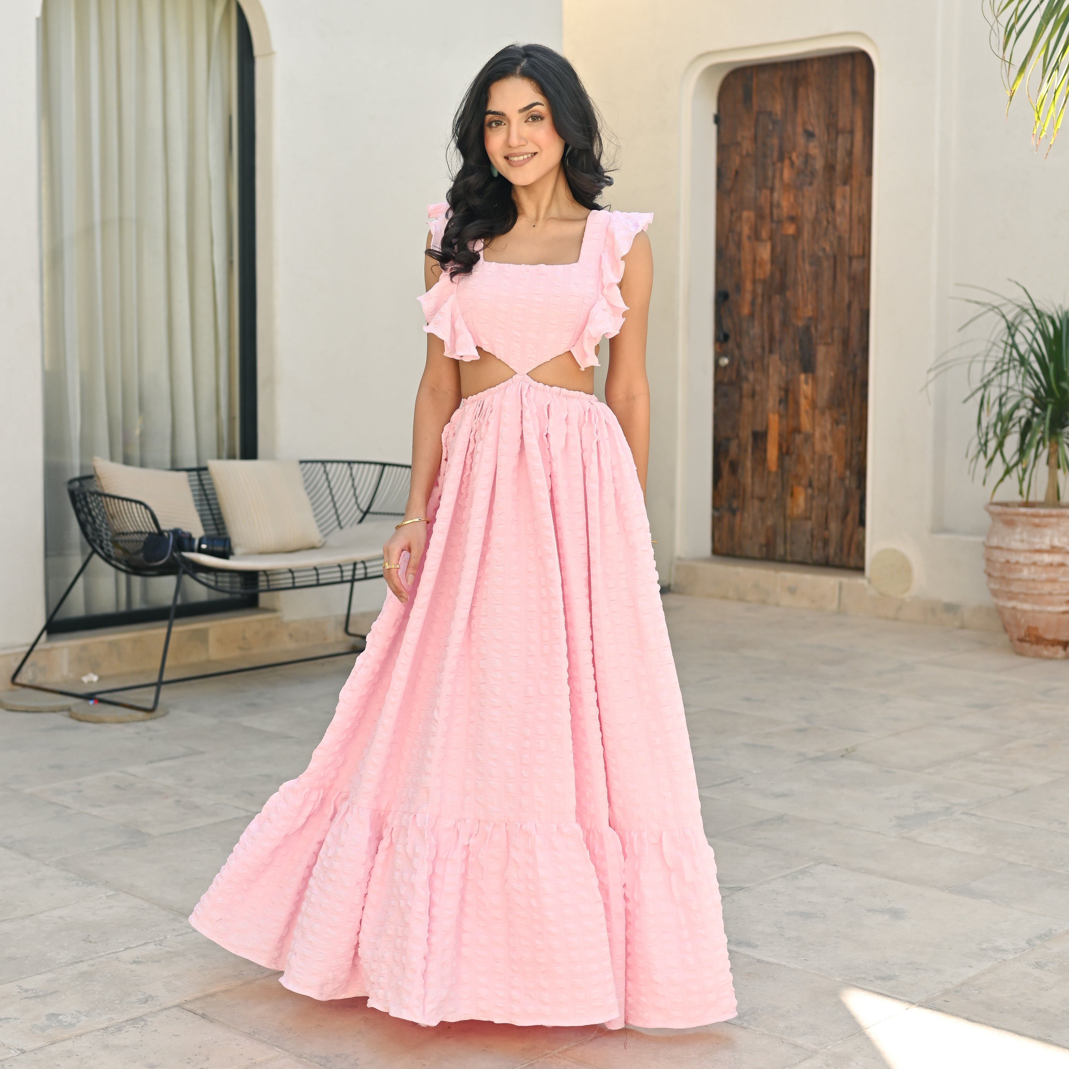 Bubblegum Bliss Long Dress