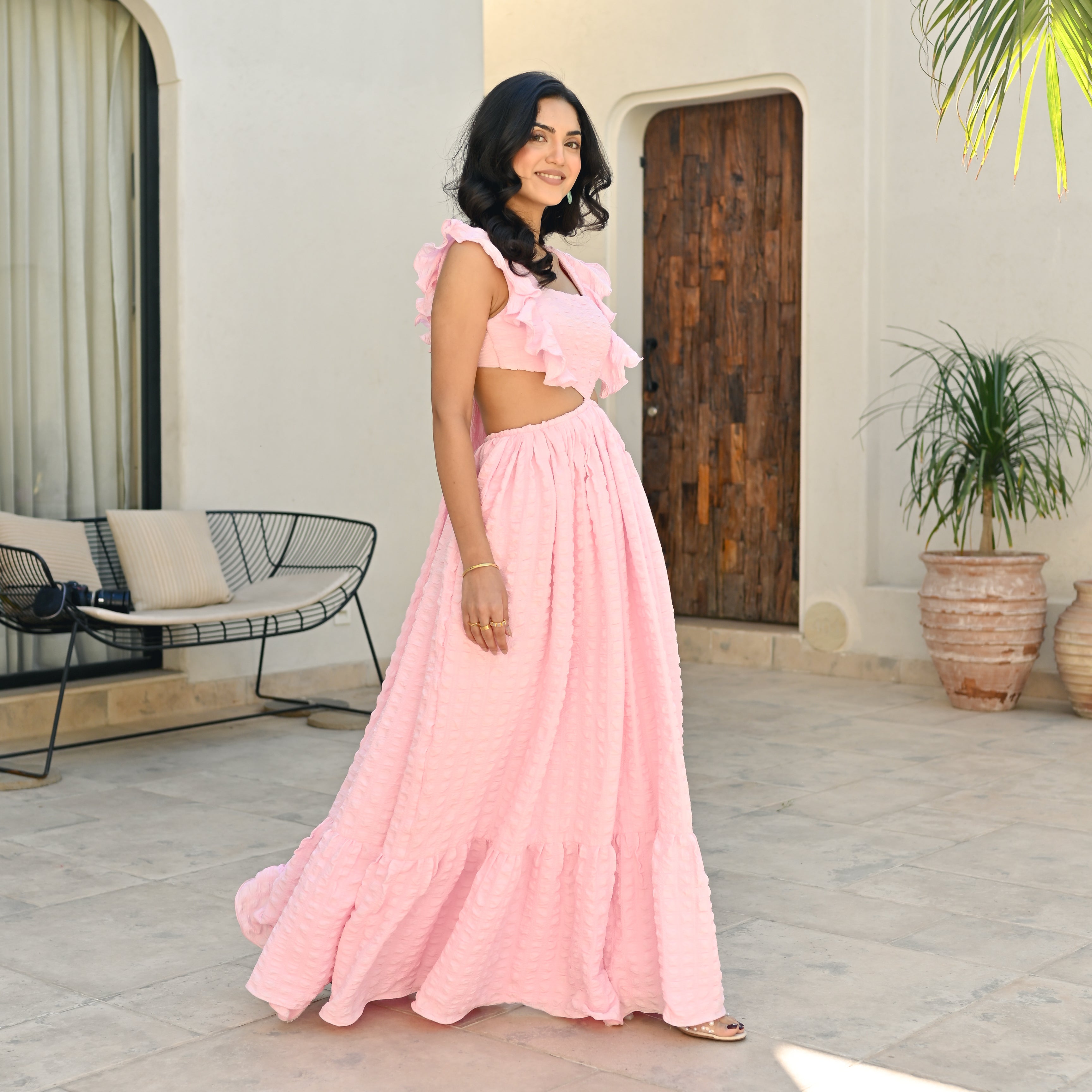 Bubblegum Bliss Long Dress