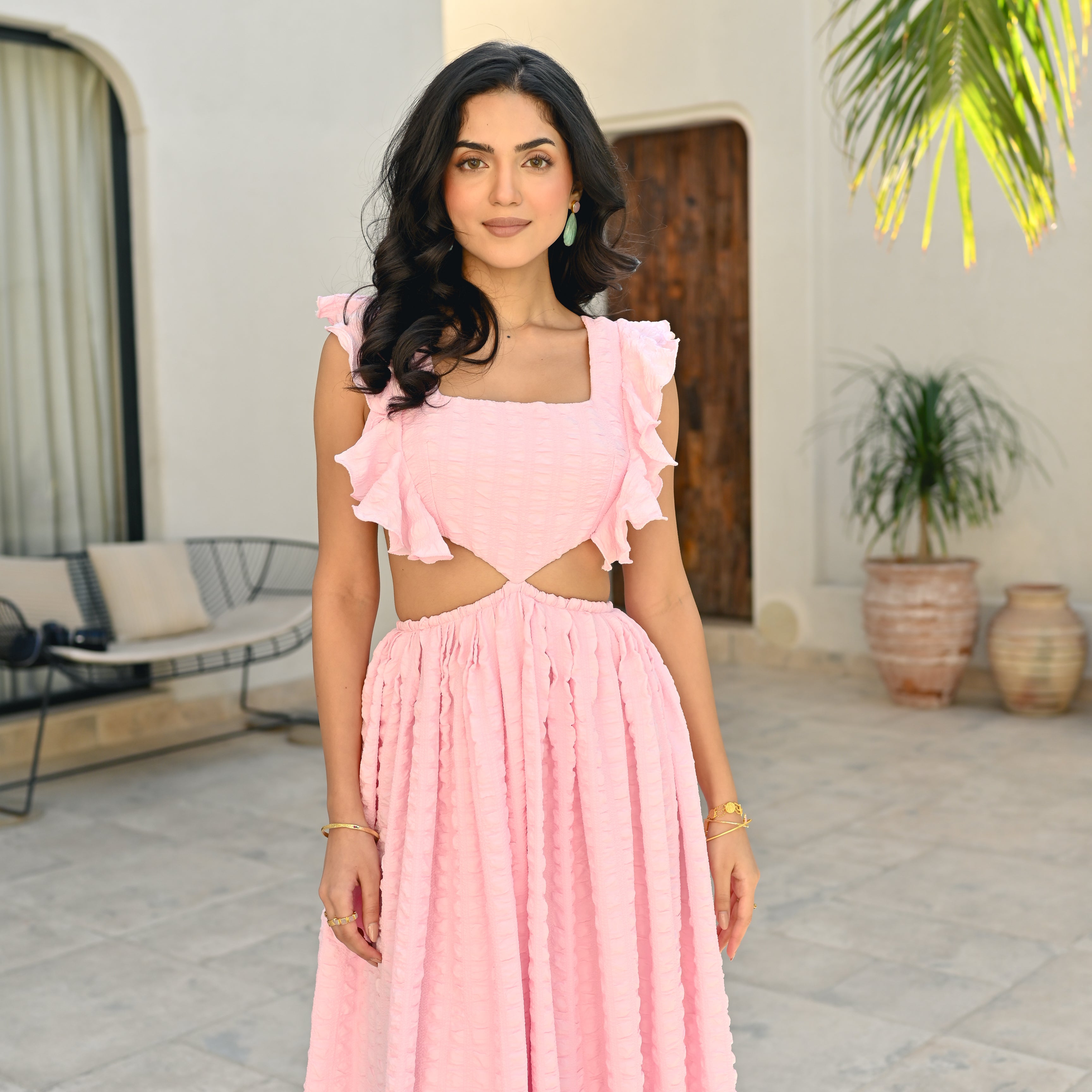 Bubblegum Bliss Long Dress