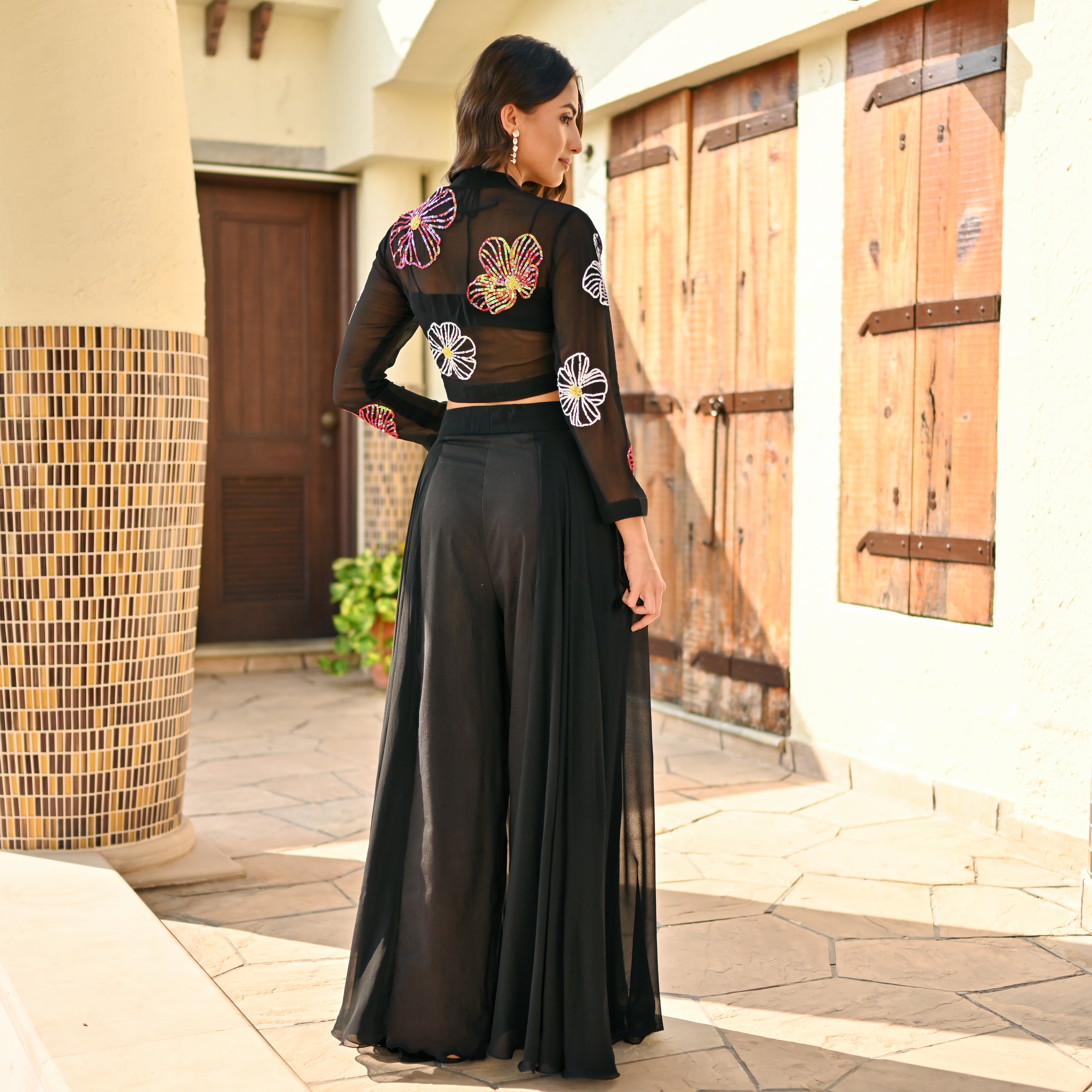 Blingy Black Co-ord Set