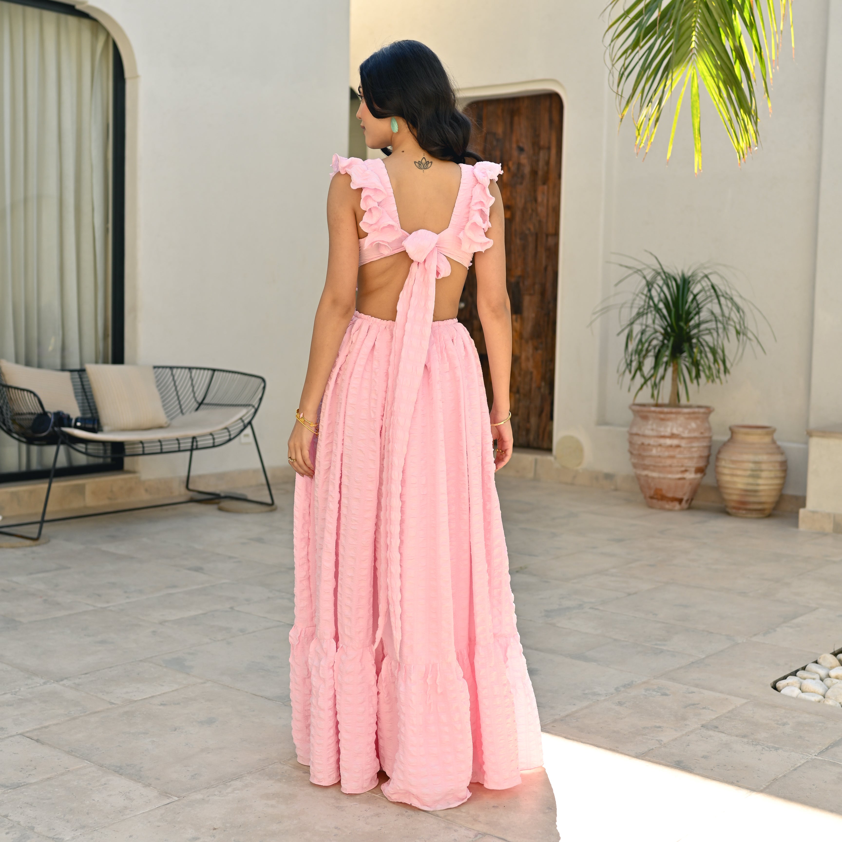 Bubblegum Bliss Long Dress