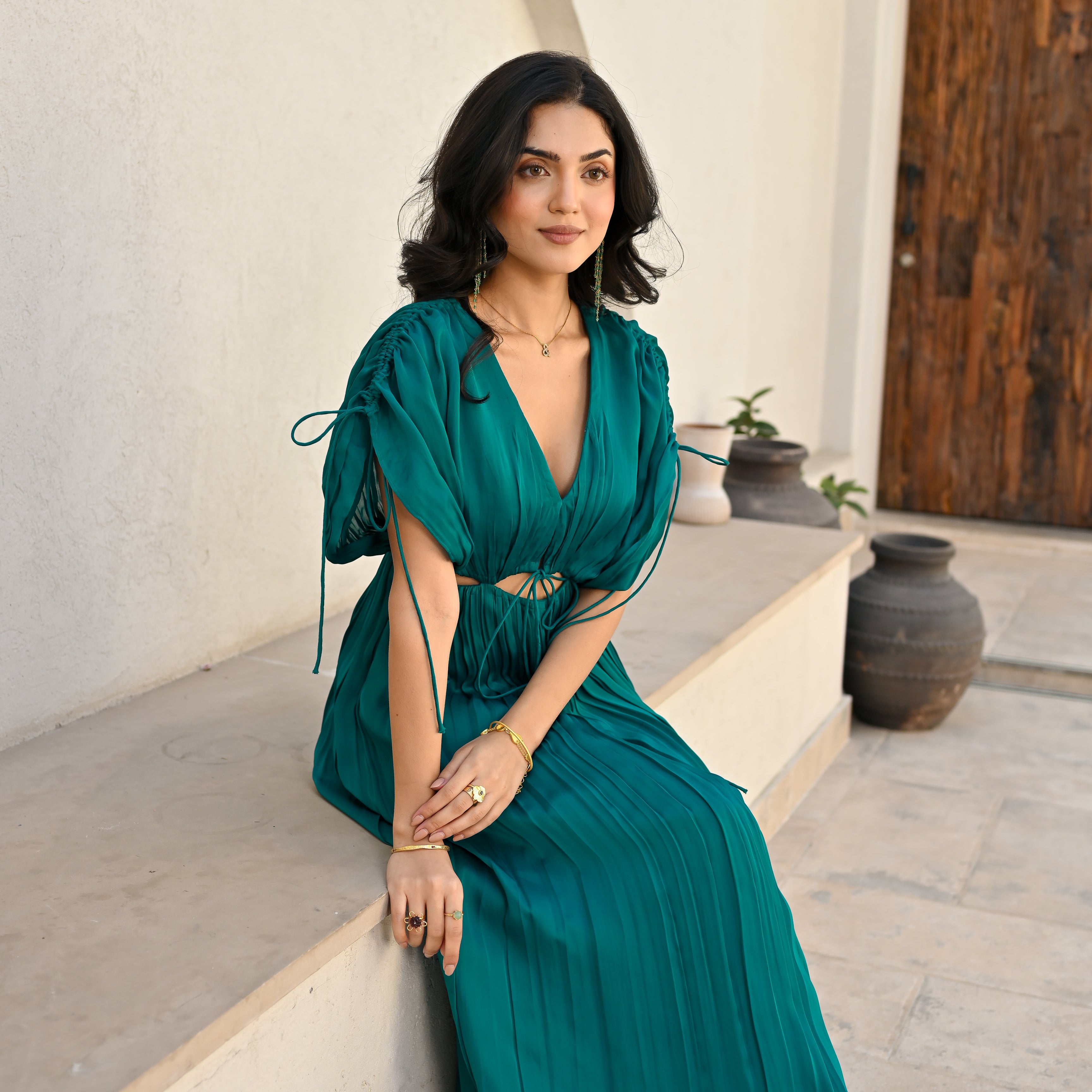Tranquil Teal Long Dress XS Tranquil Teal Long Dress XS