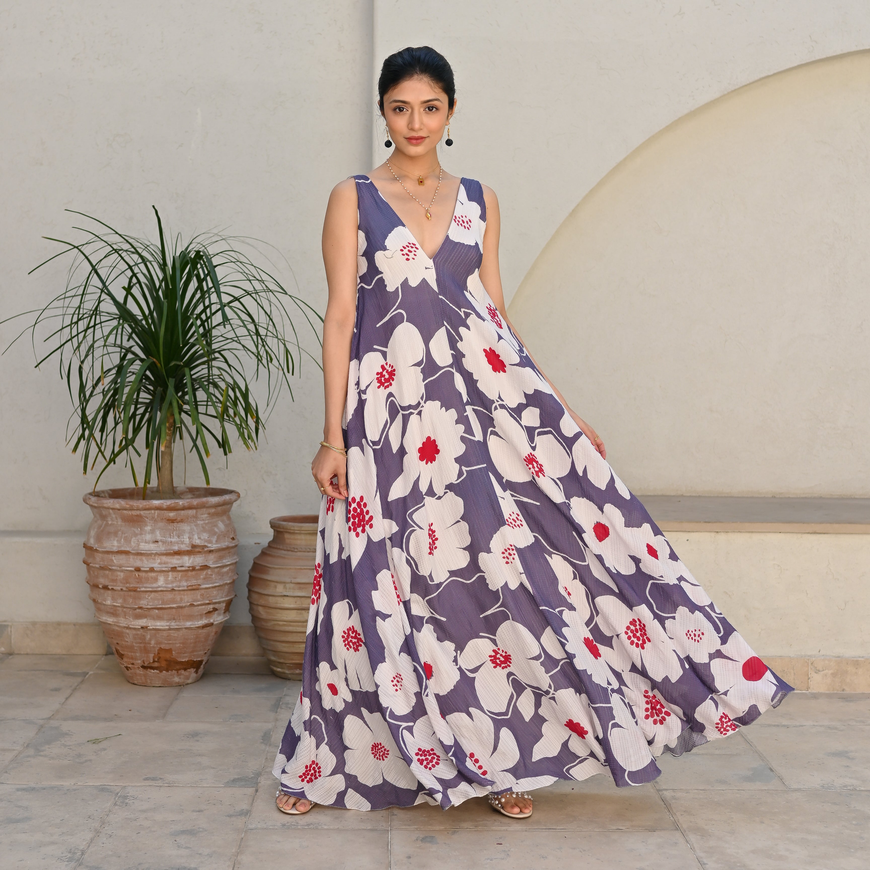 Stone Garden Long Dress