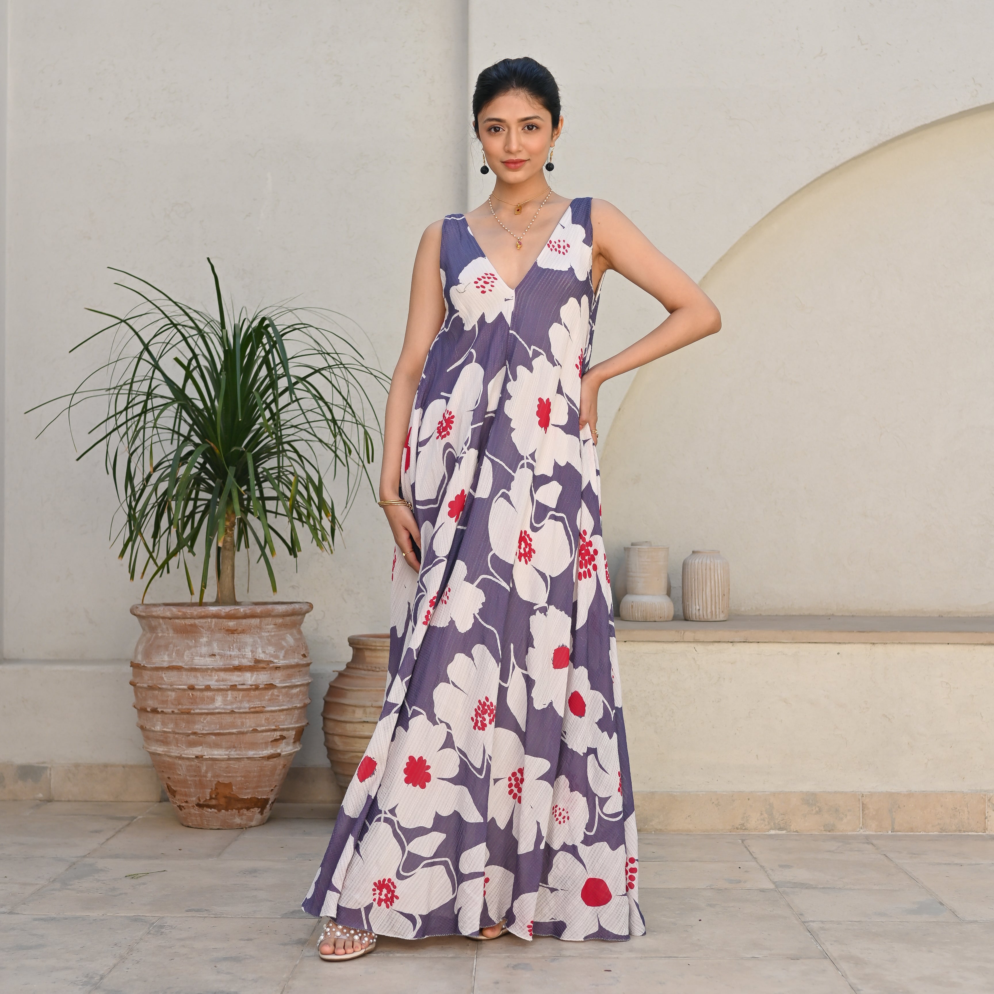 Stone Garden Long Dress