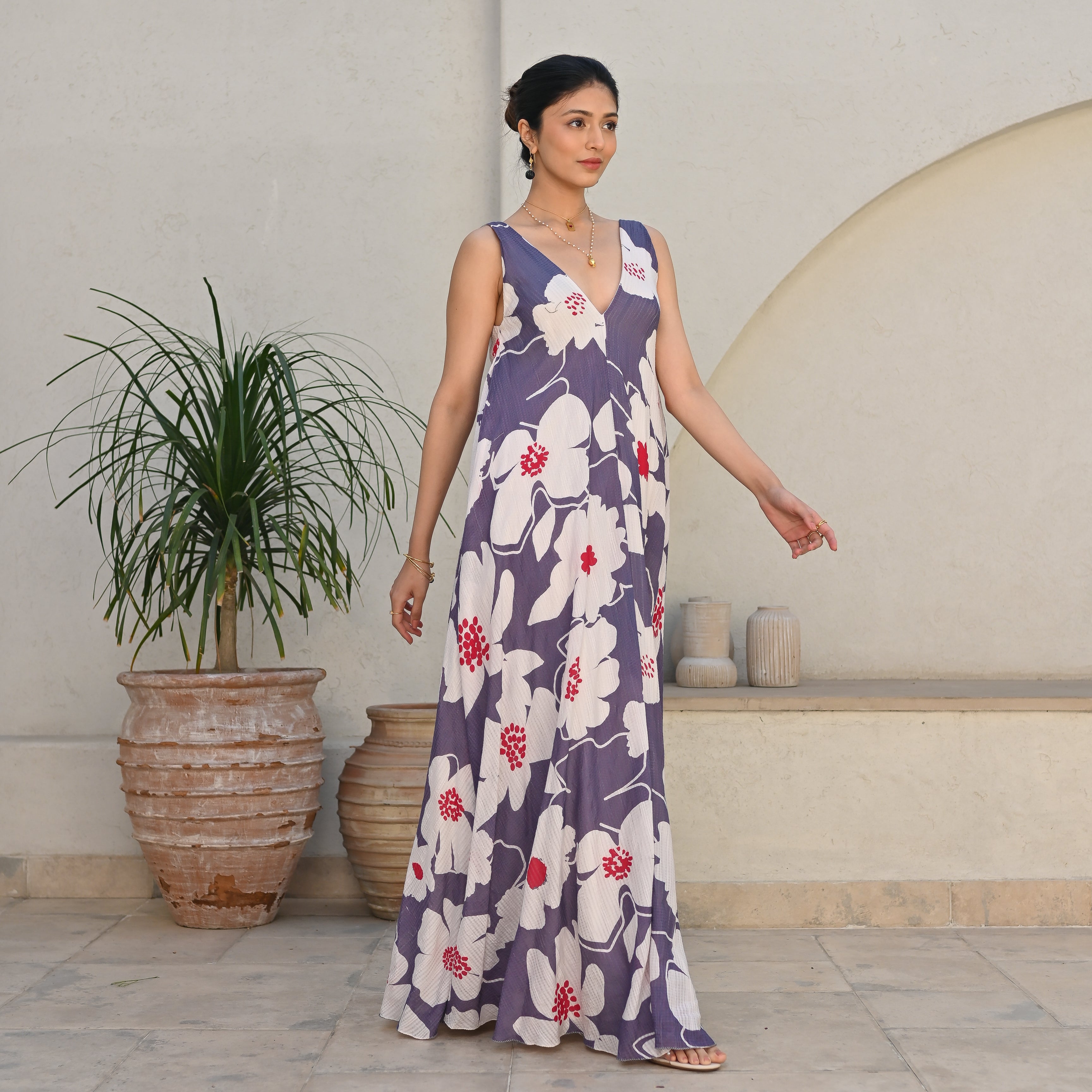 Stone Garden Long Dress