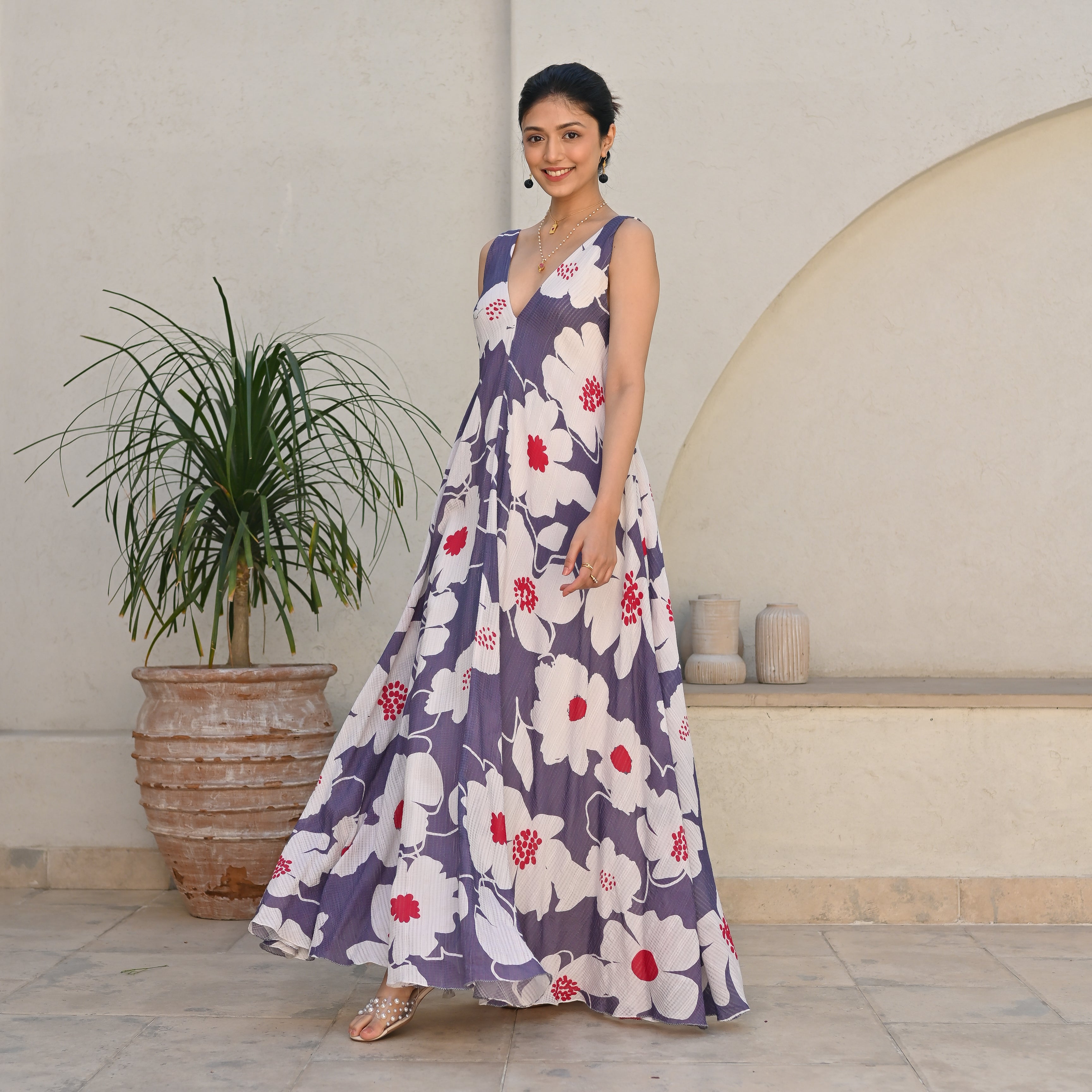 Stone Garden Long Dress