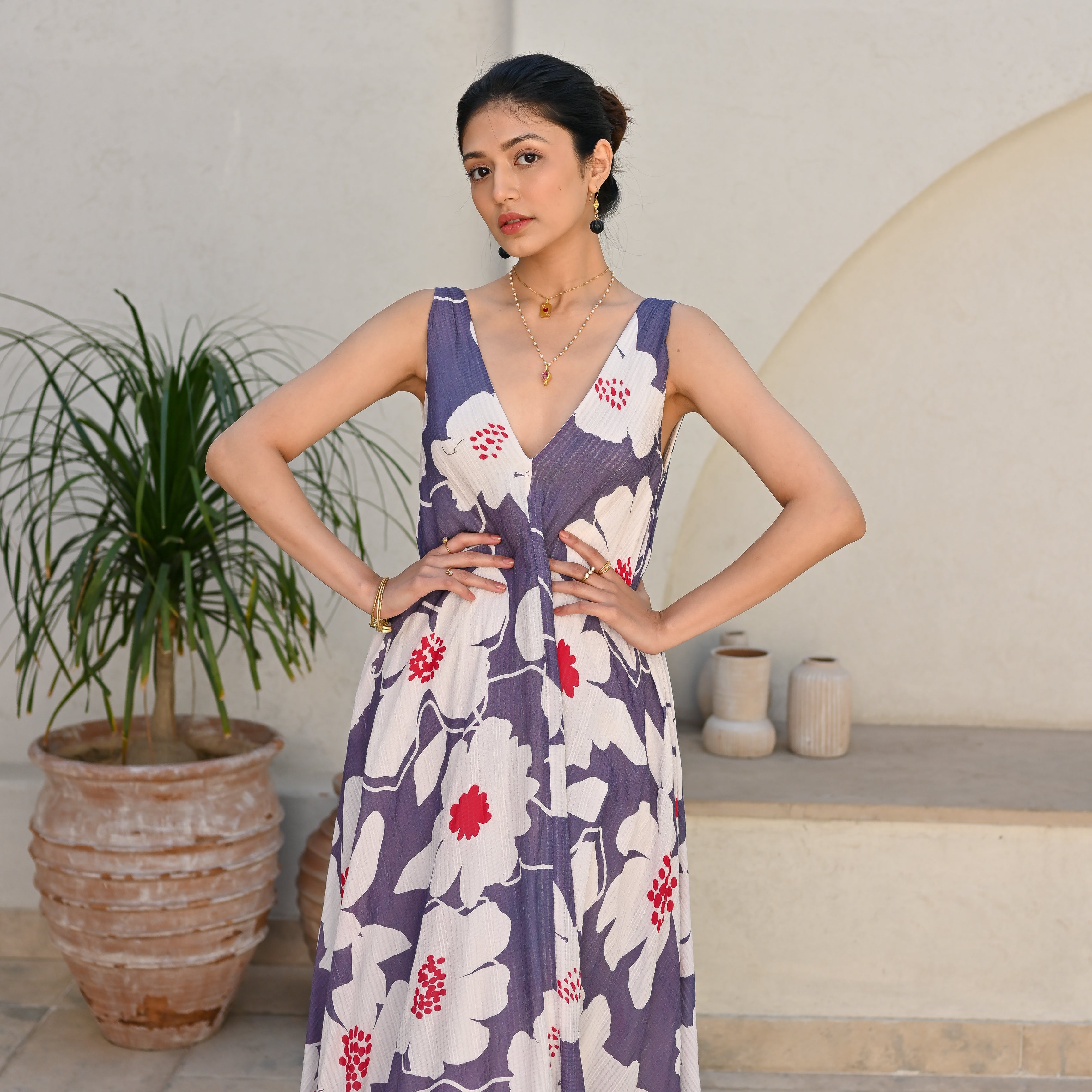 Stone Garden Long Dress