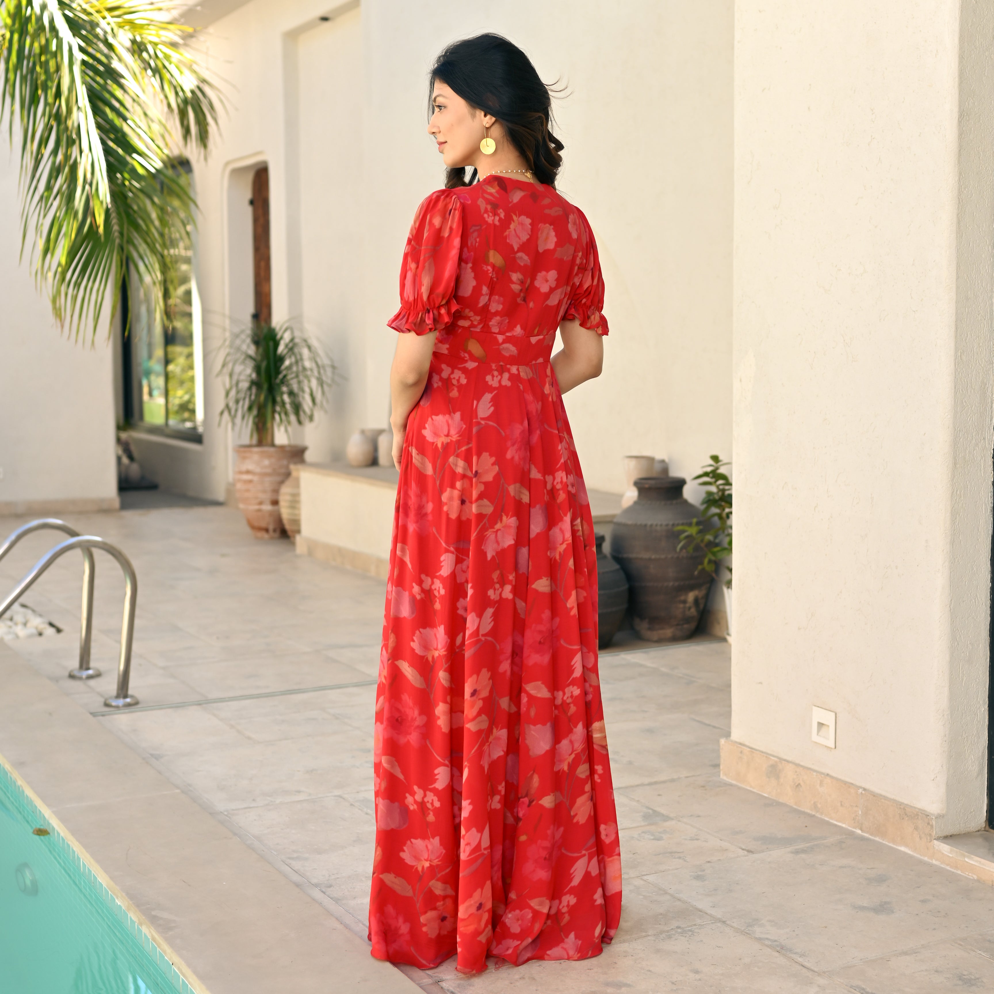 Poppy Field Long Dress