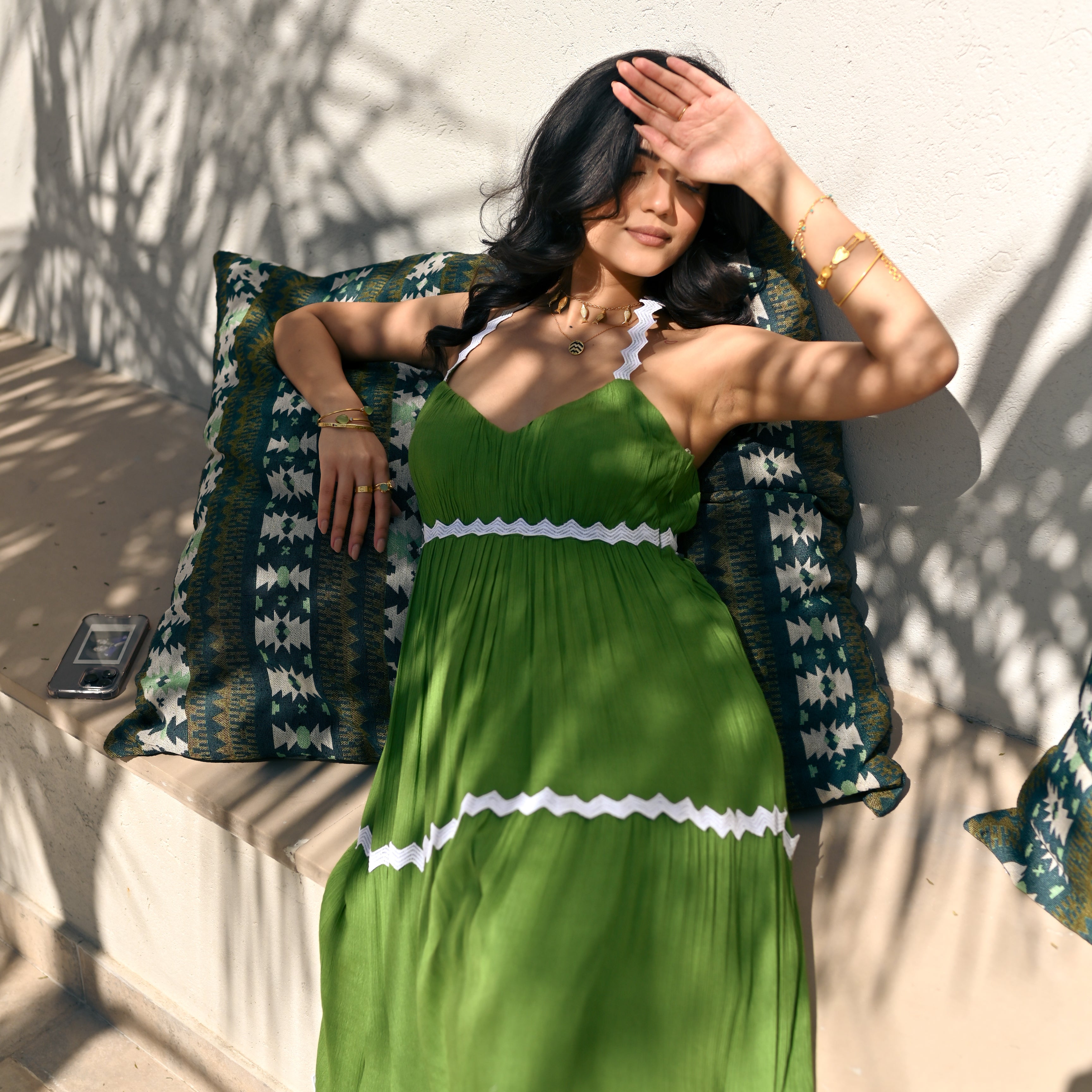 Sage Mist Long Dress