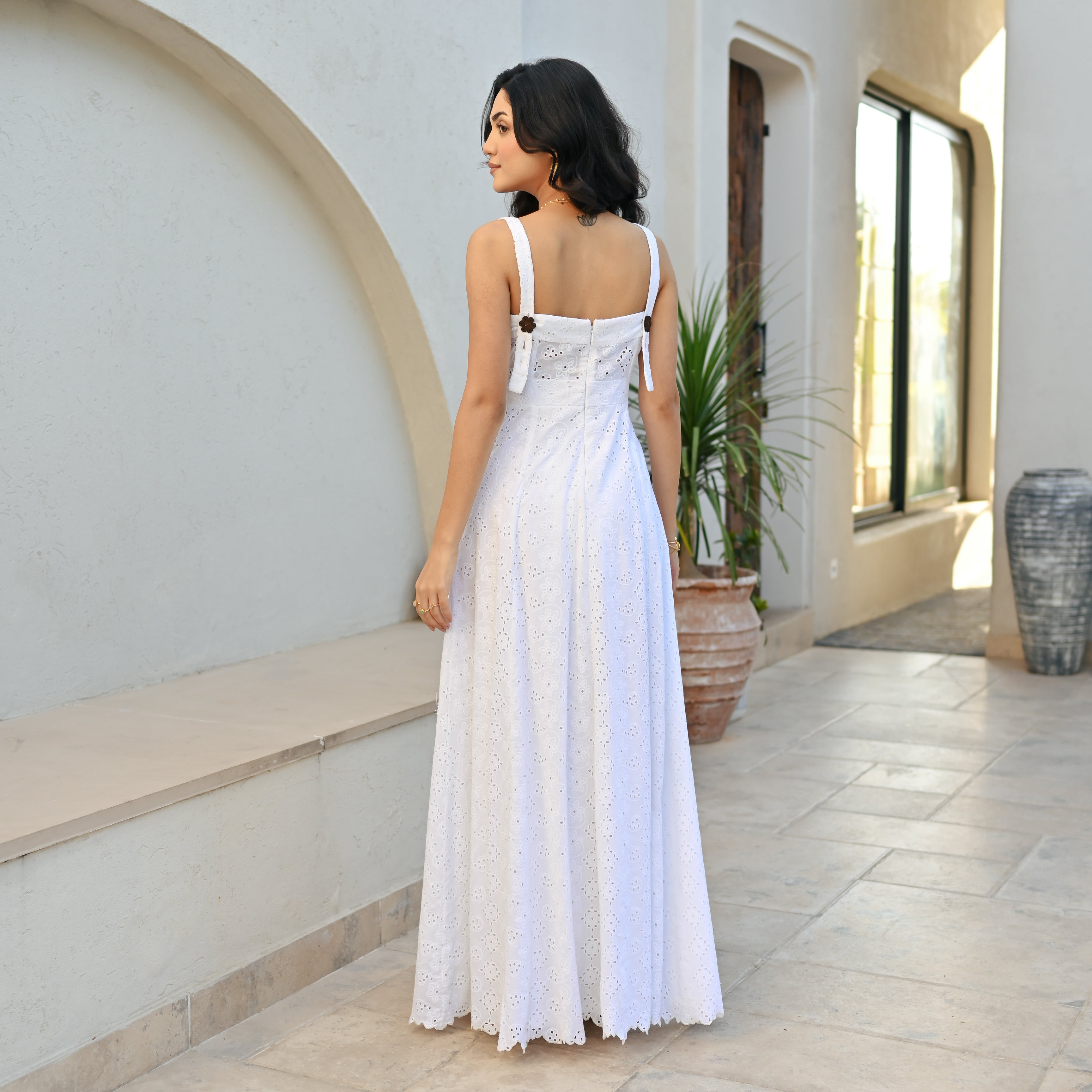 Freesia Flow Long Dress