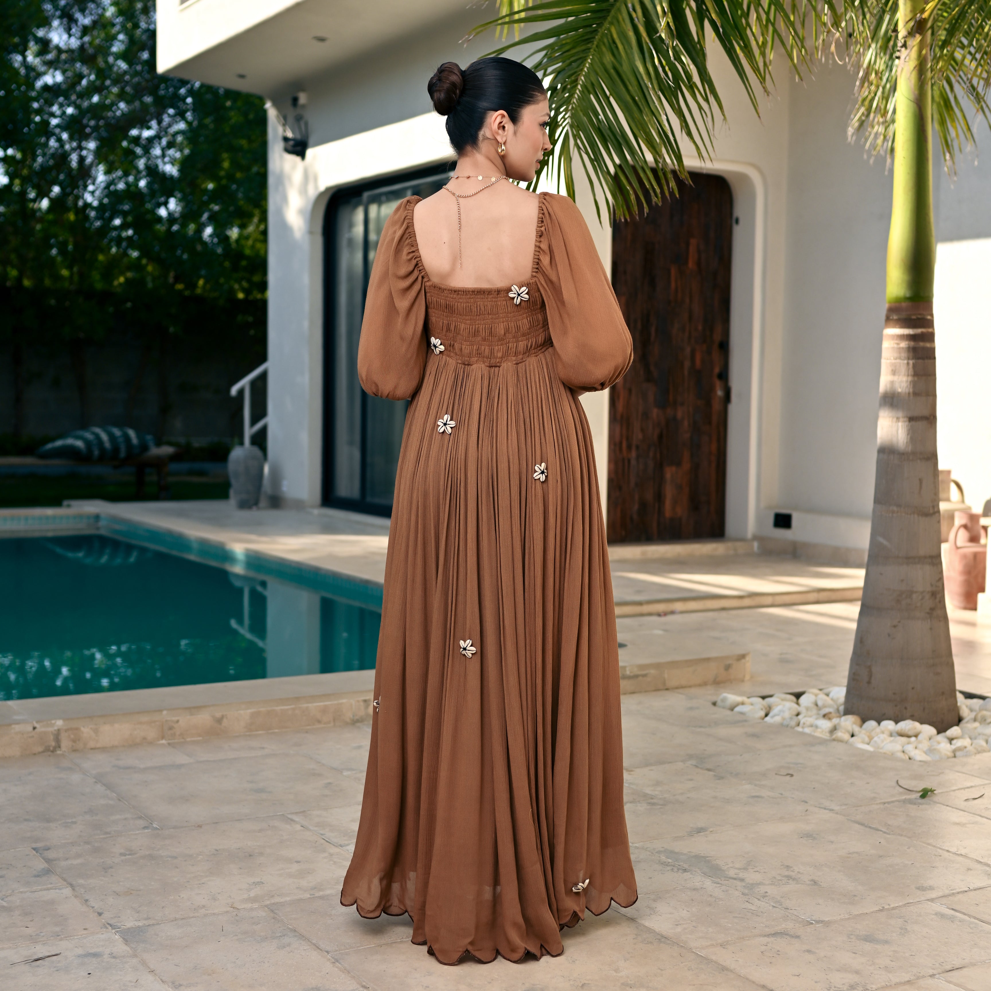 Shellwood Charm Long Dress