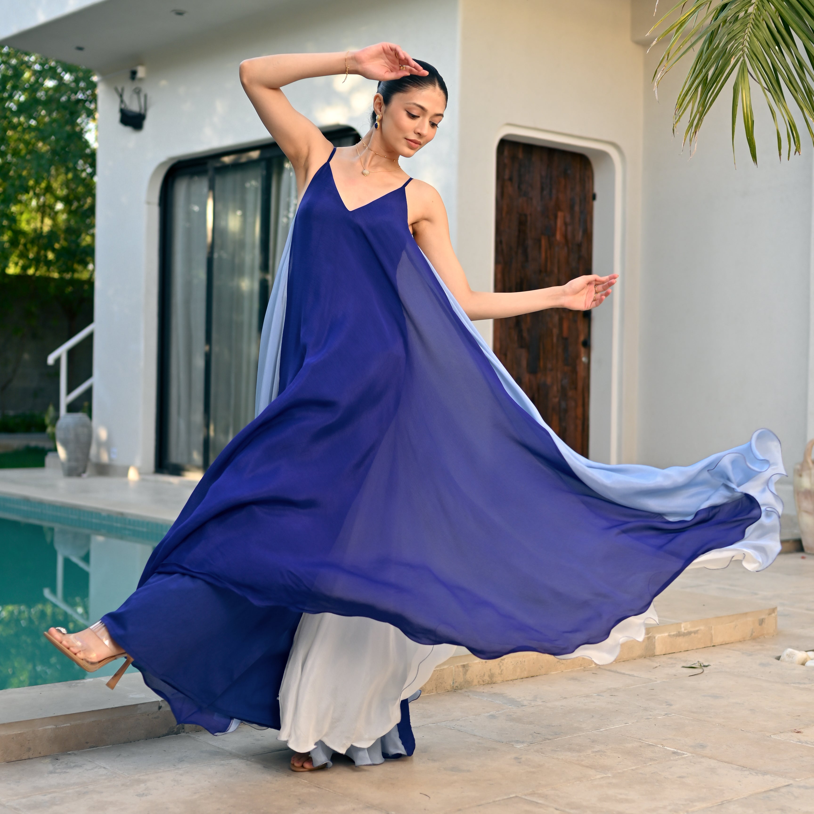 Lunar Waves Long Dress