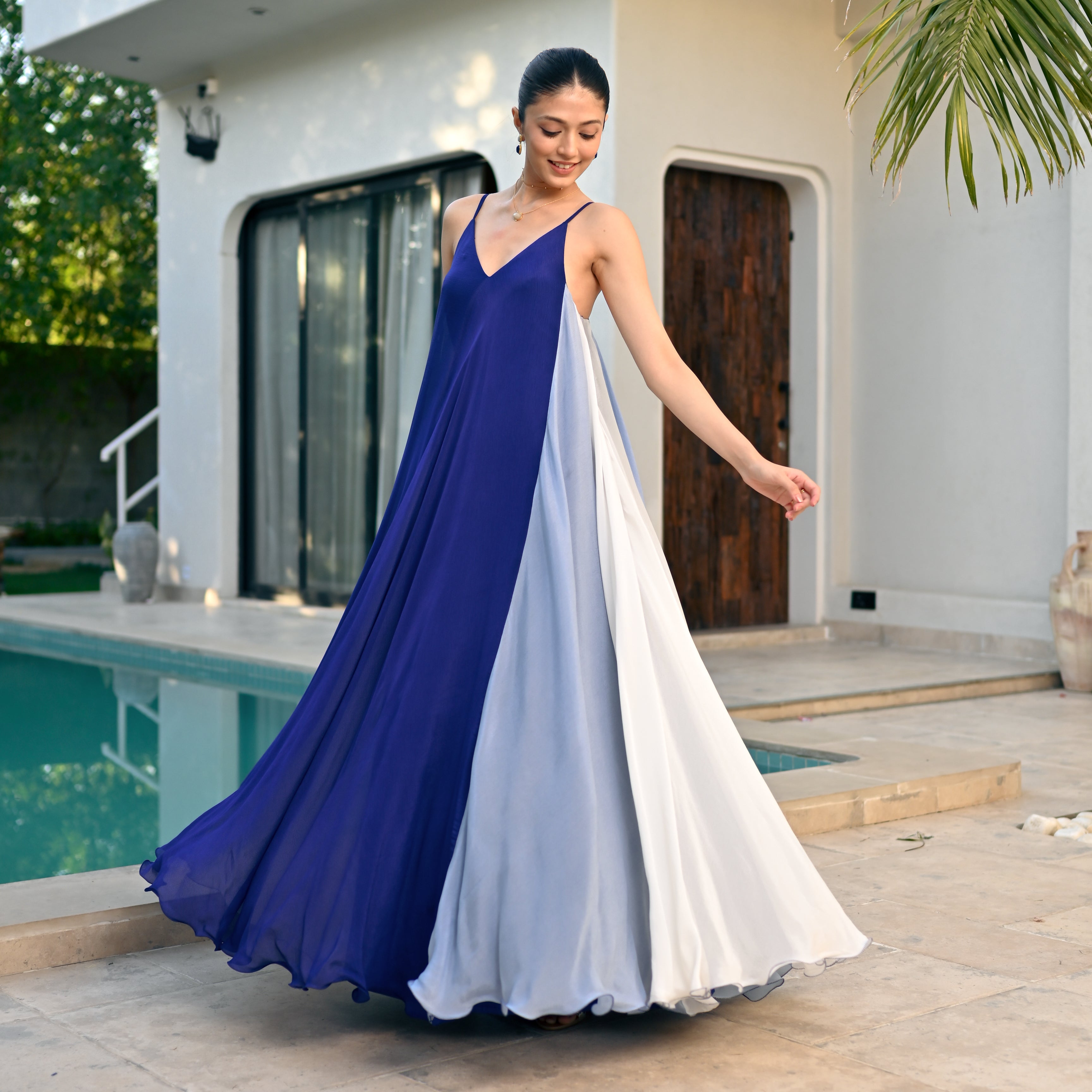 Lunar Waves Long Dress