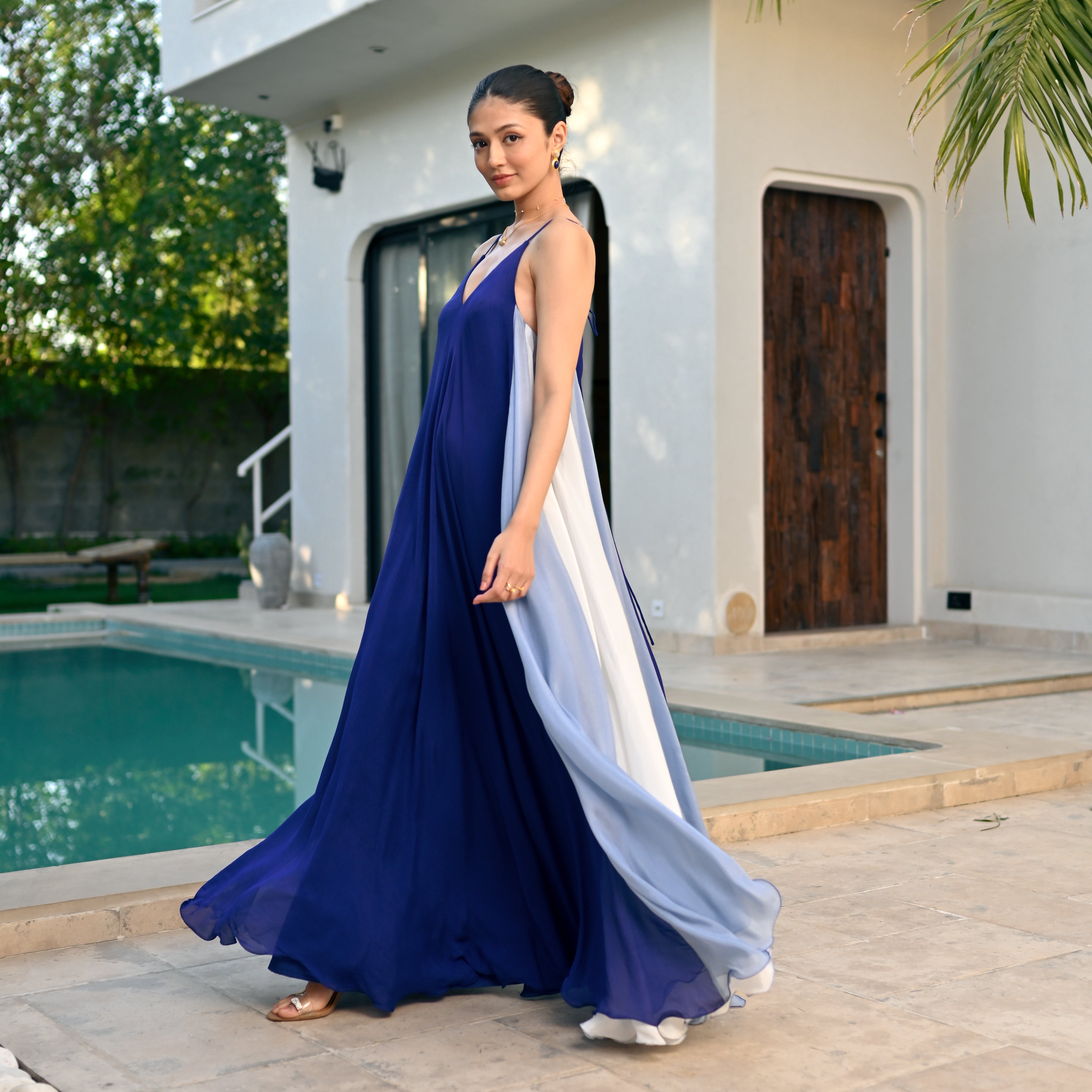 Lunar Waves Long Dress