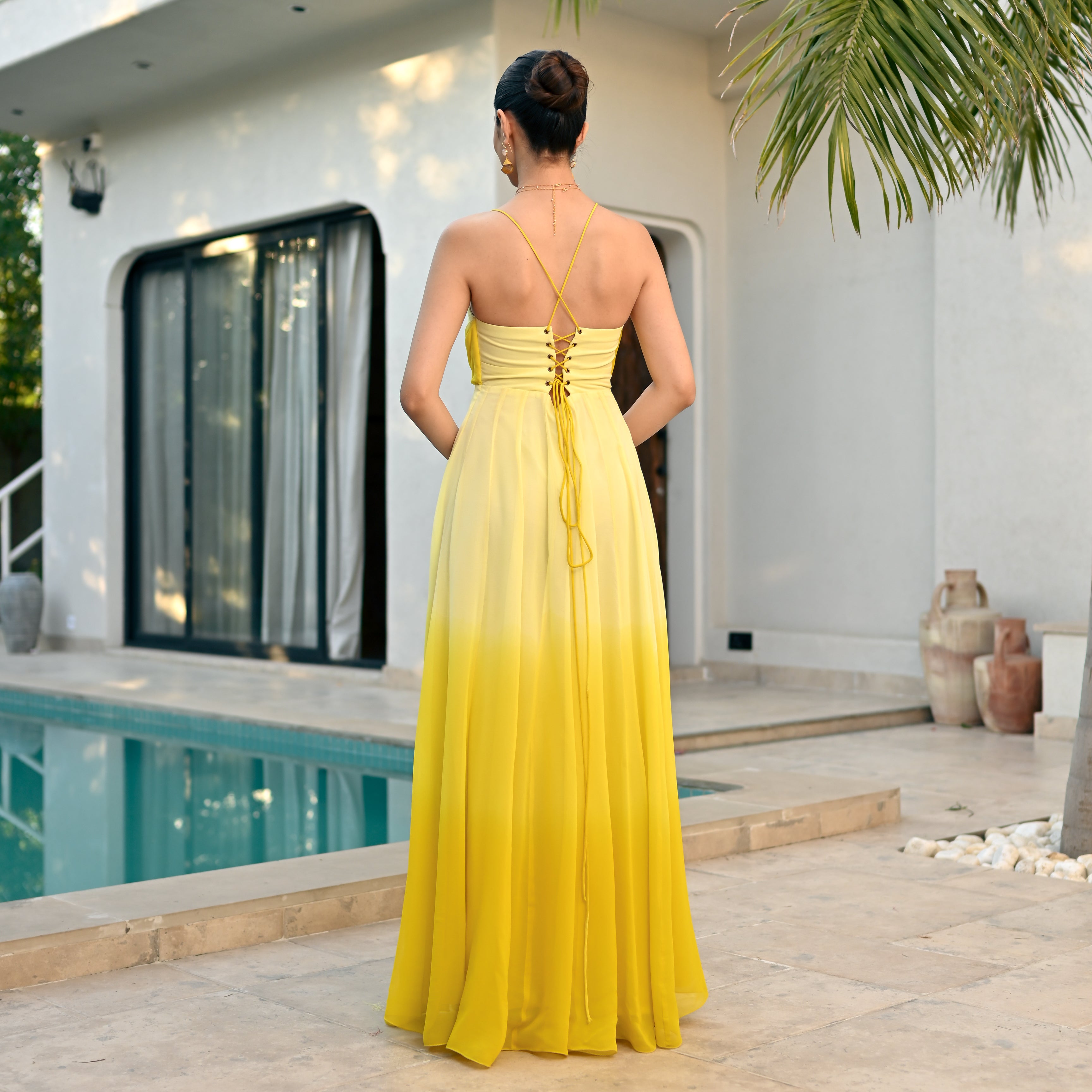 Saffron Hues Long Dress