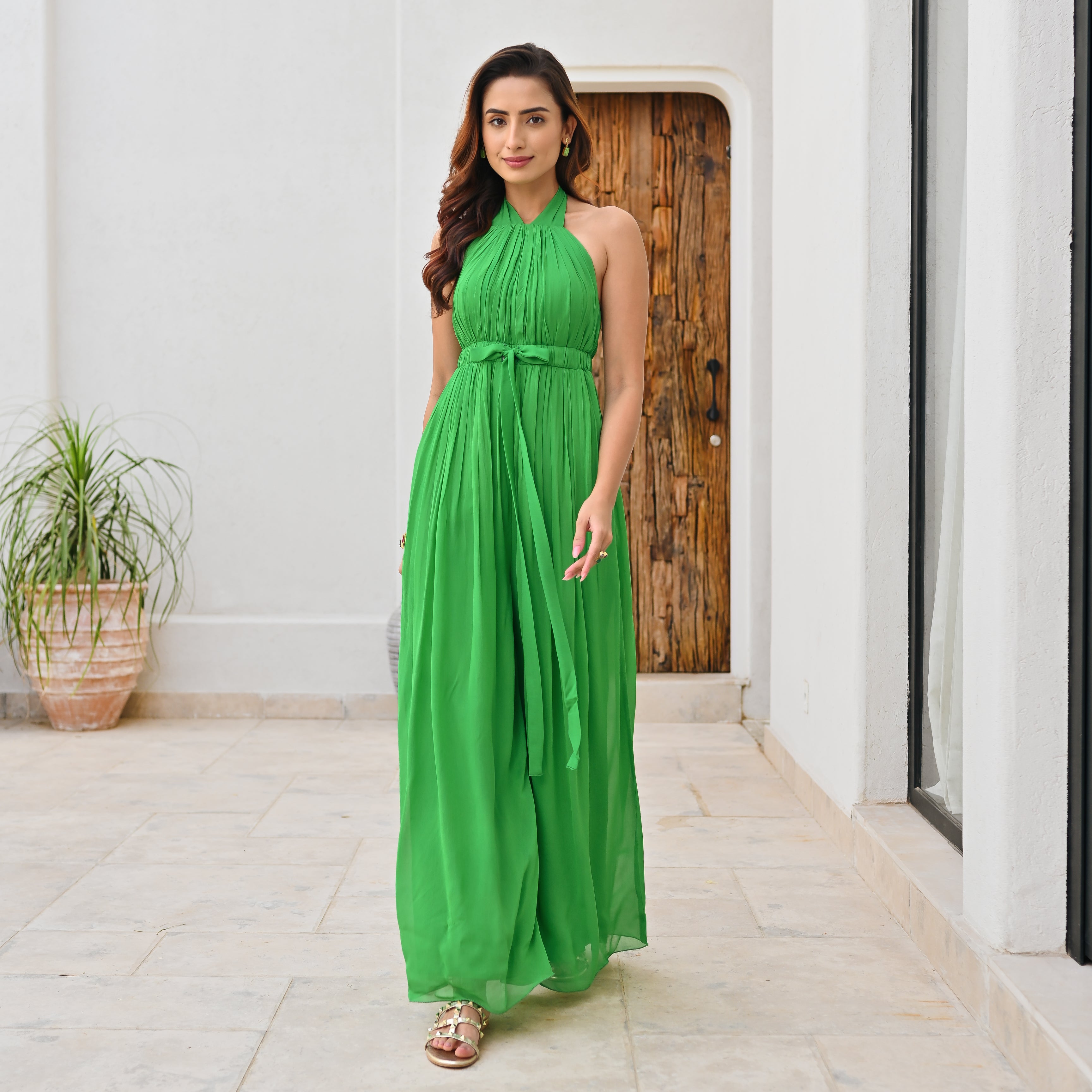 Macaw Green Jumpsuit