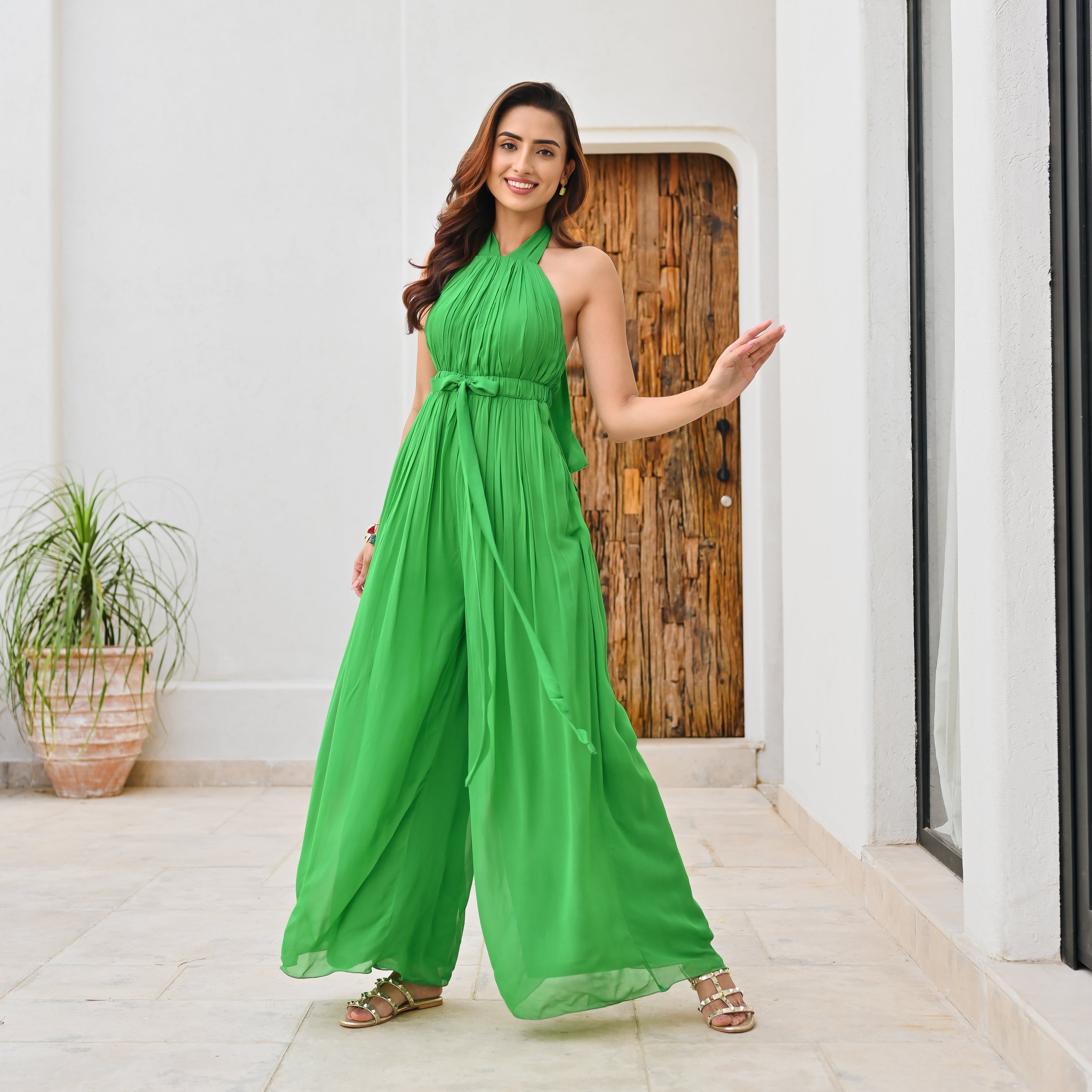 Macaw Green Jumpsuit