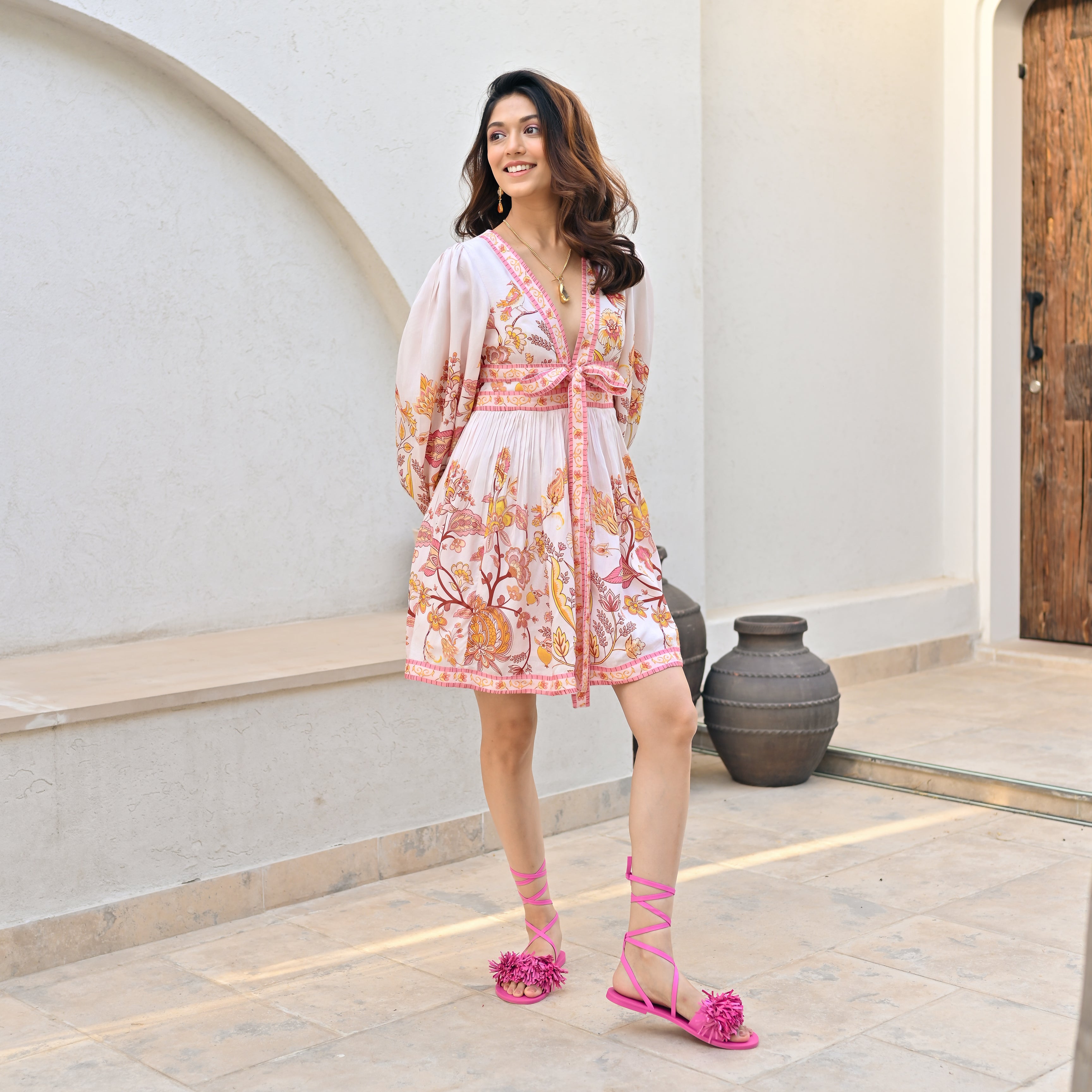 Maxima Rome Short Dress