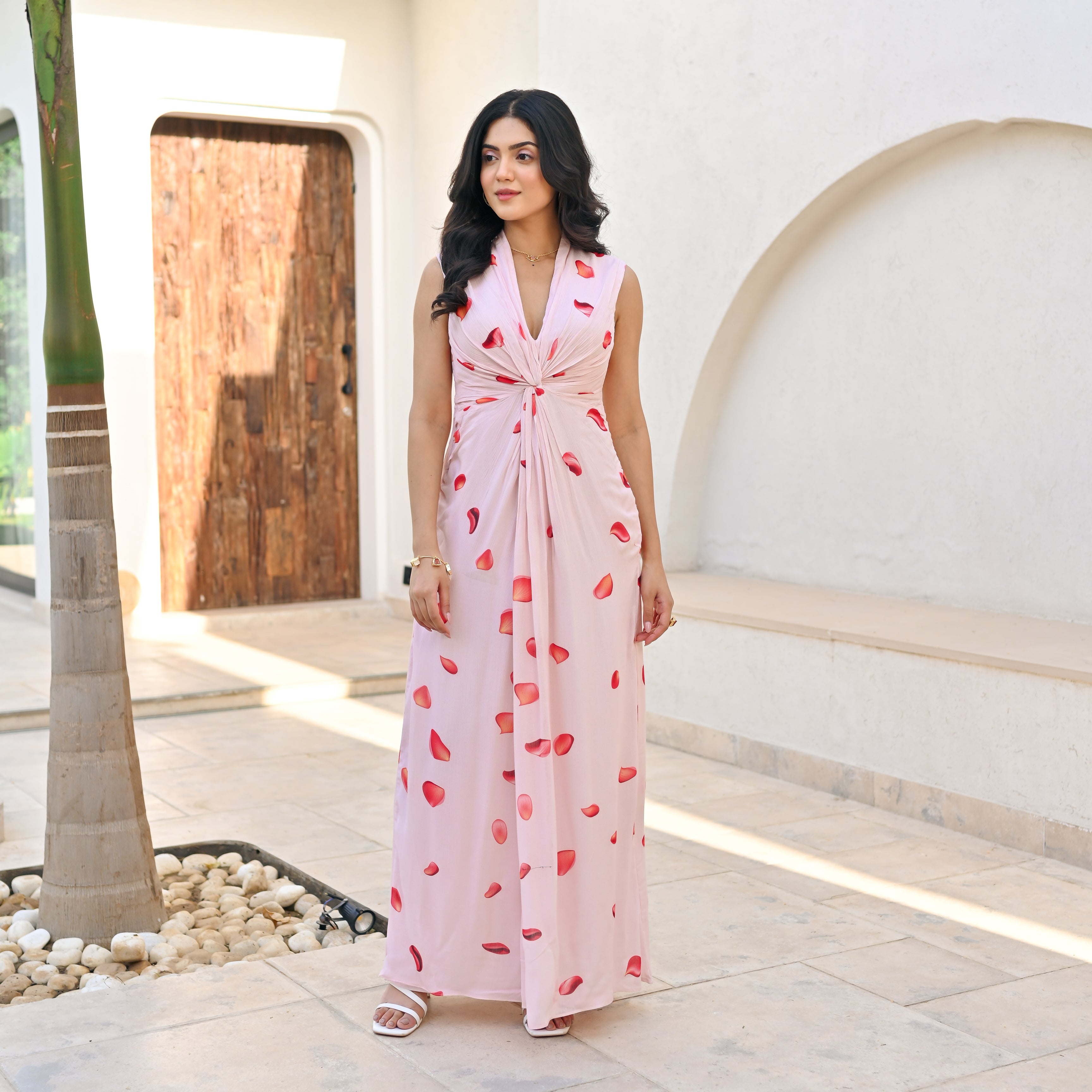 Roseland Pink Long Dress for Women Buy Online