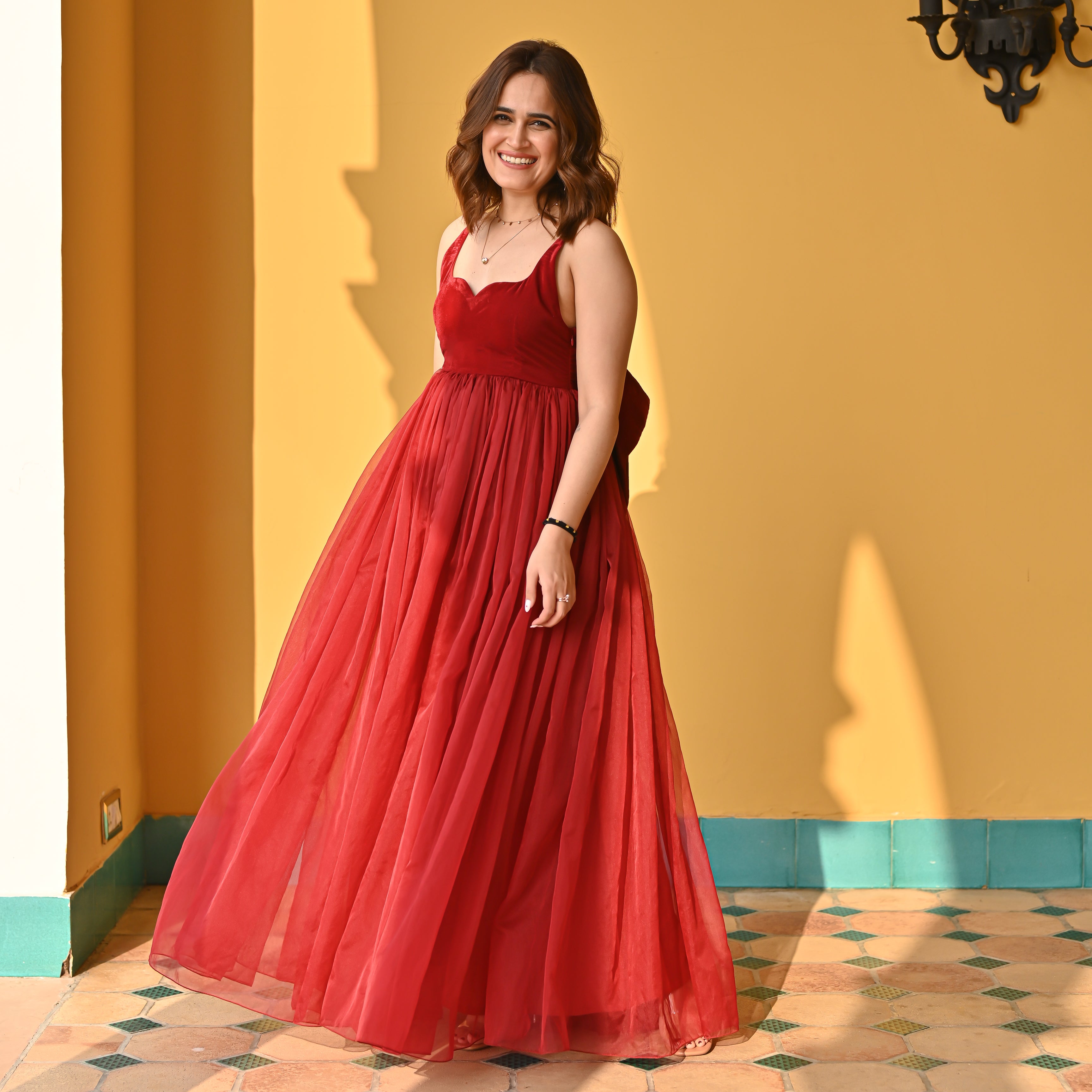 Scarlet Red Long Dress