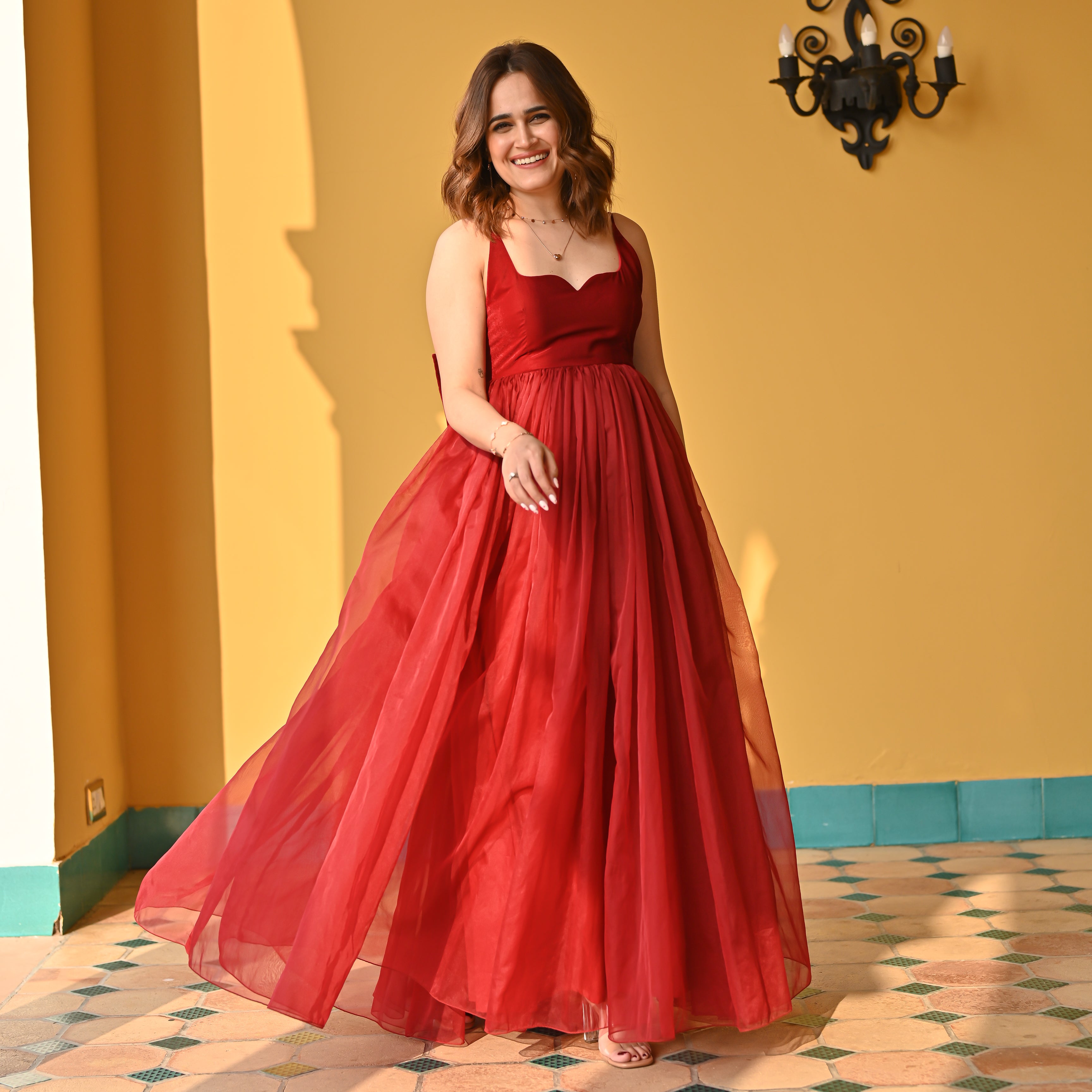 Scarlet Red Long Dress