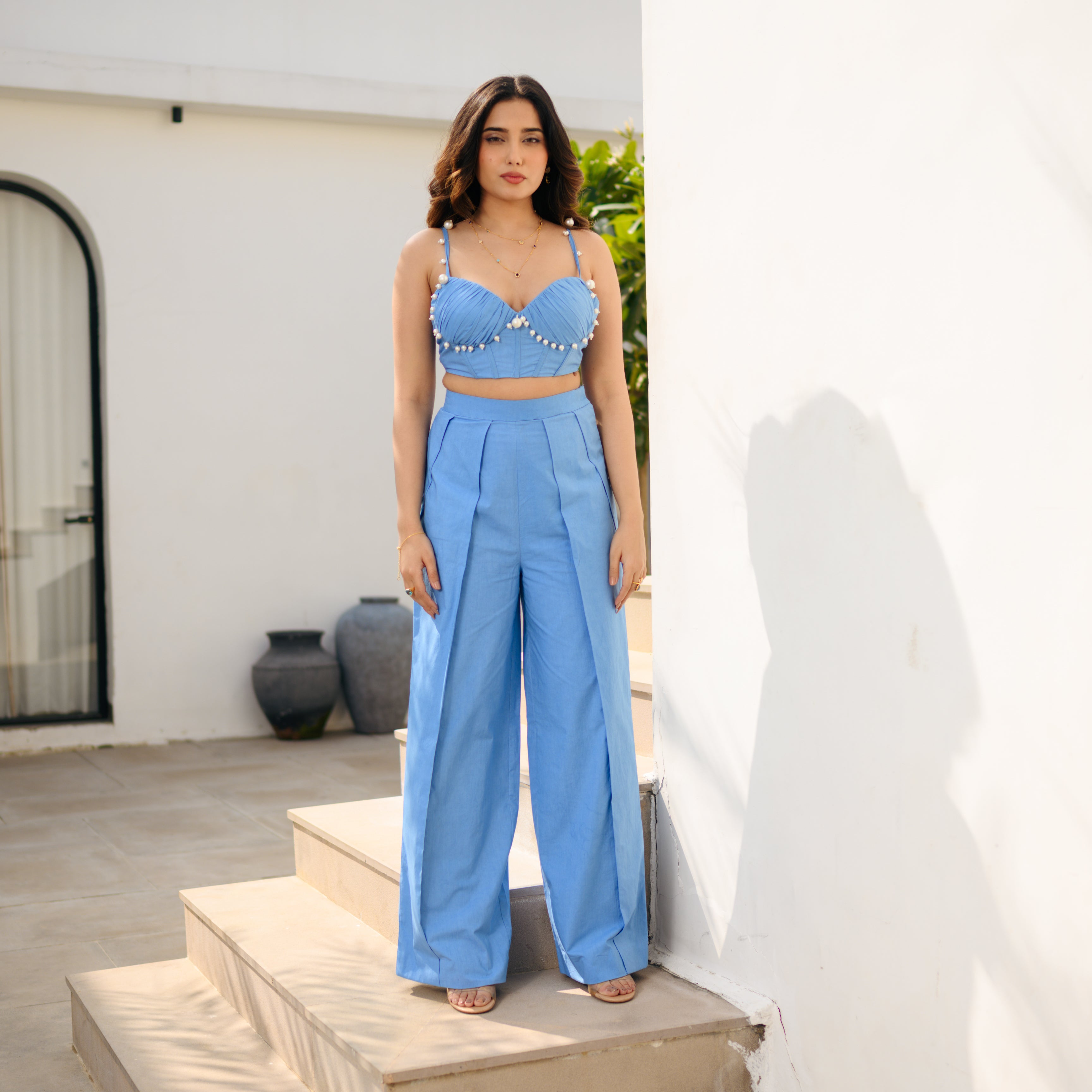 Shore Blue Co-ord Set