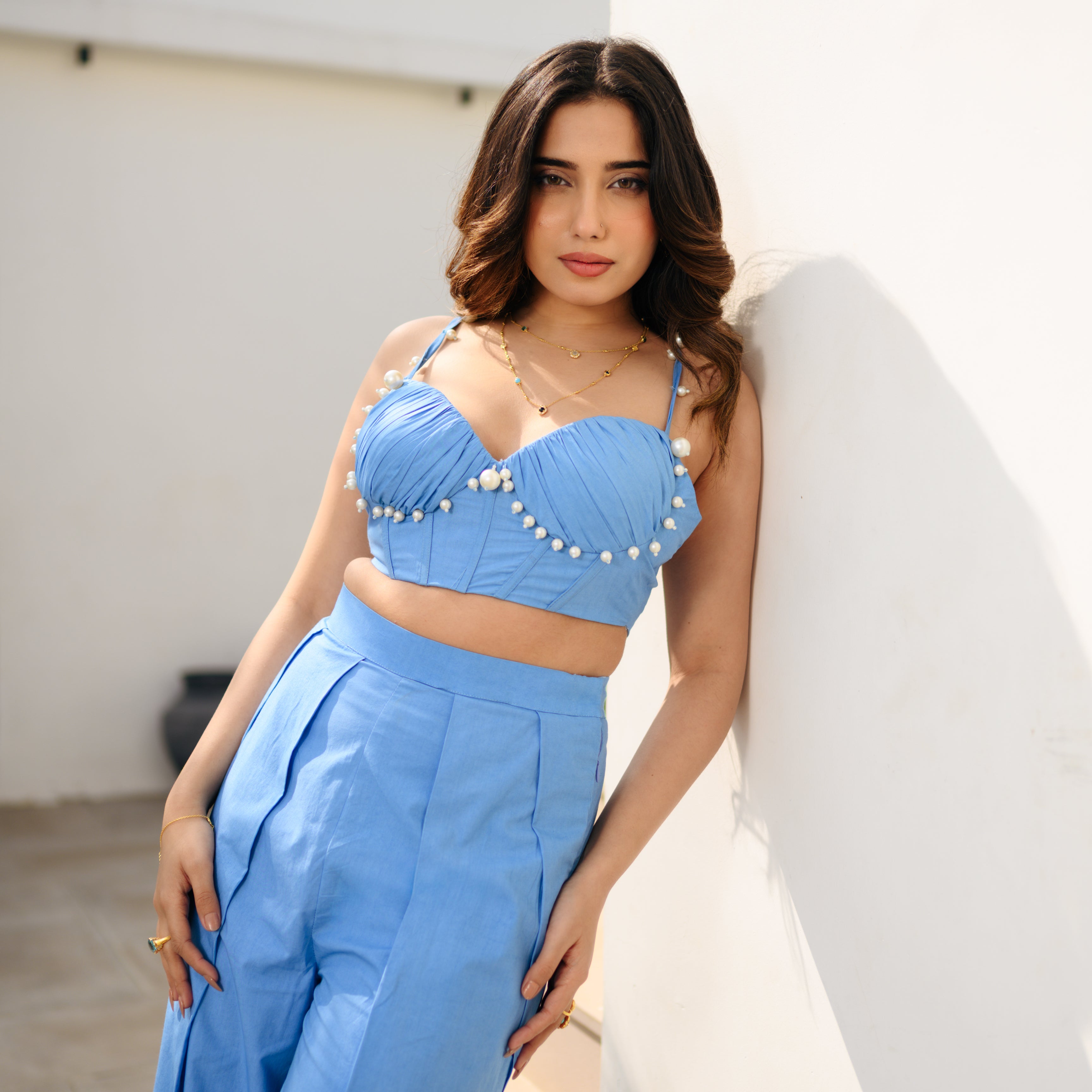 Shore Blue Co-ord Set