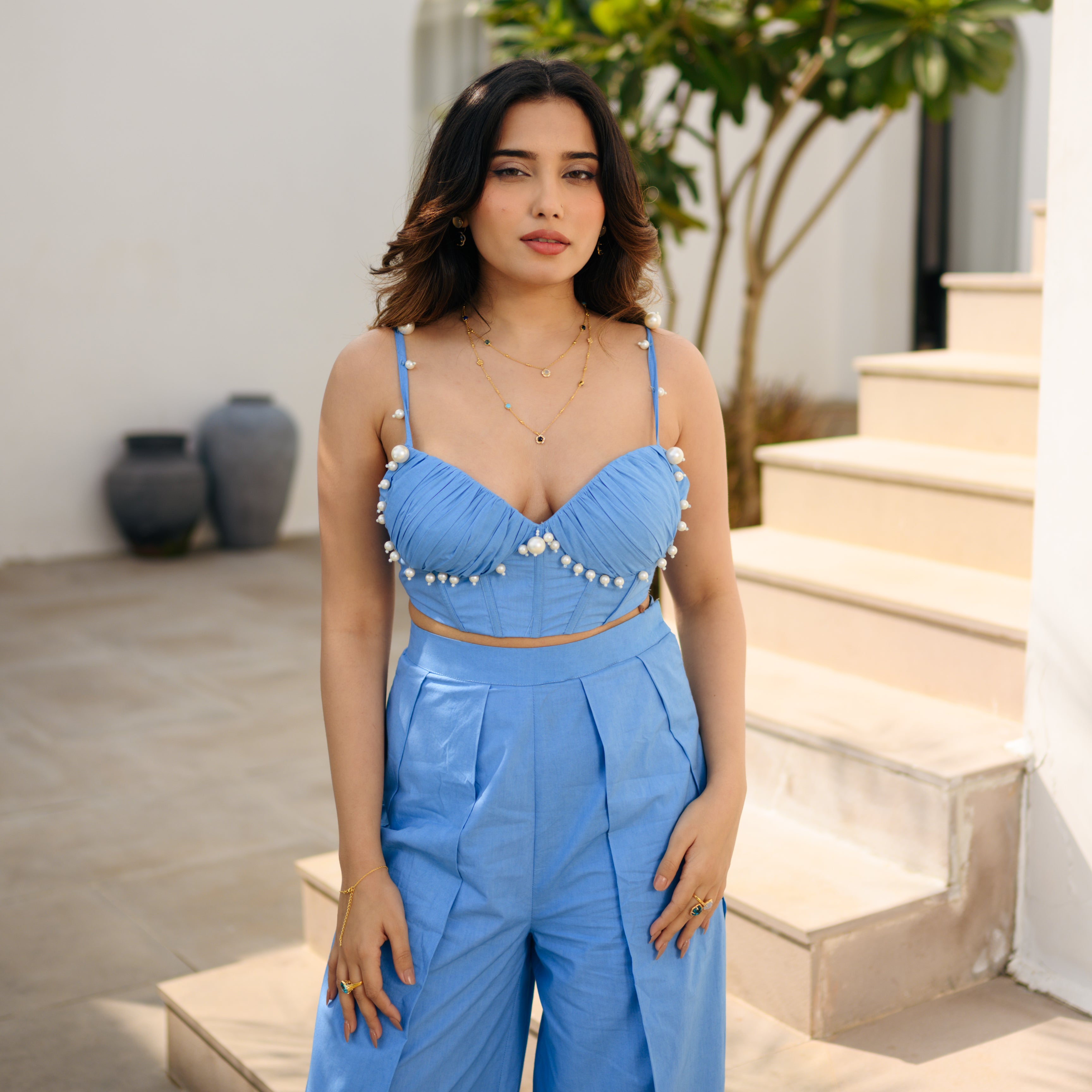 Shore Blue Co-ord Set